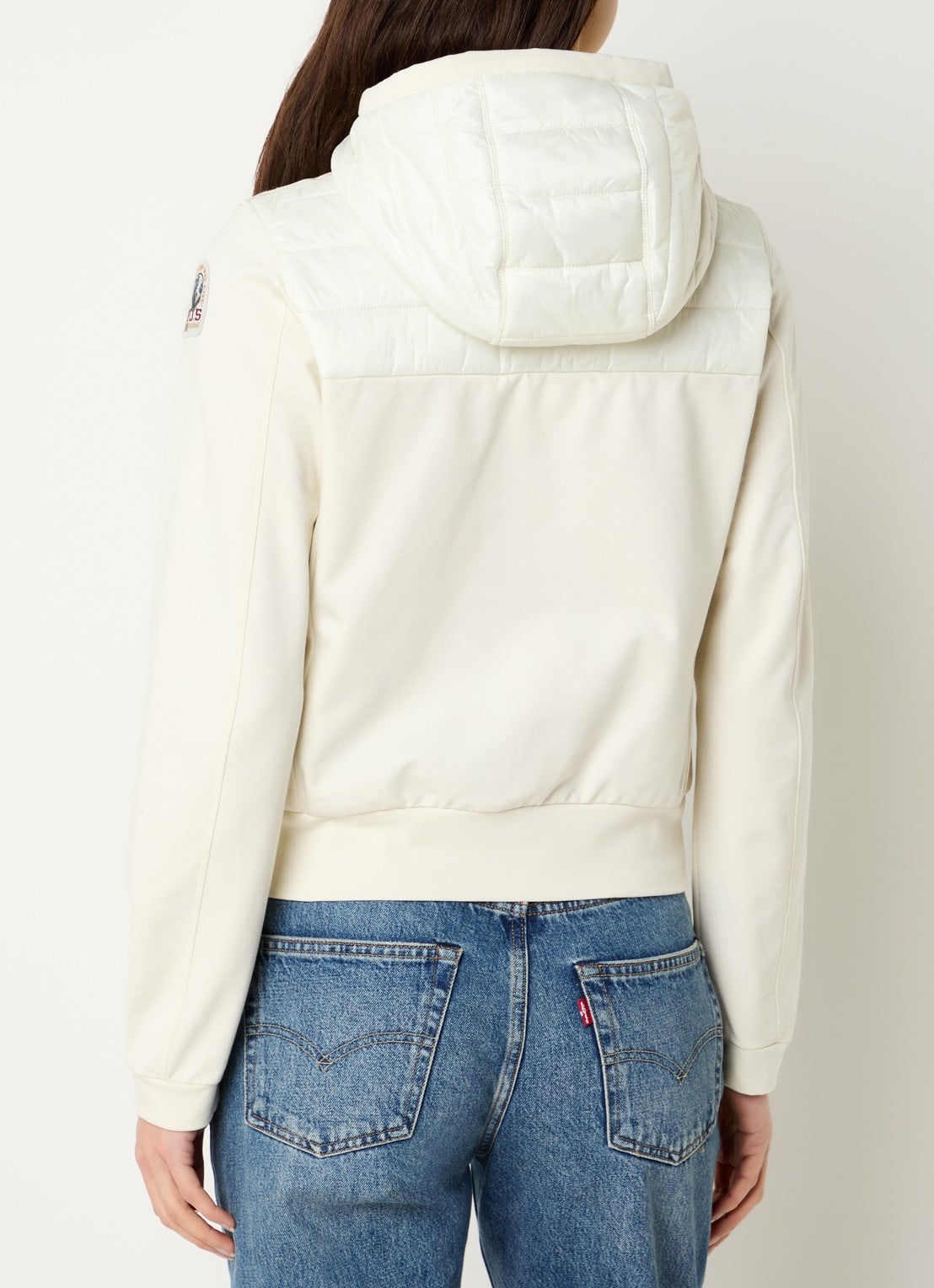 Parajumpers Caelie gewatteerd jack met capuchon - achterkant 4 lichtgroen