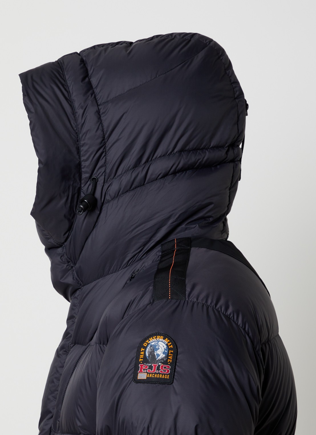 Parajumpers Cloud puffer jas met donsvulling en ritszakken - detail 3 zwart