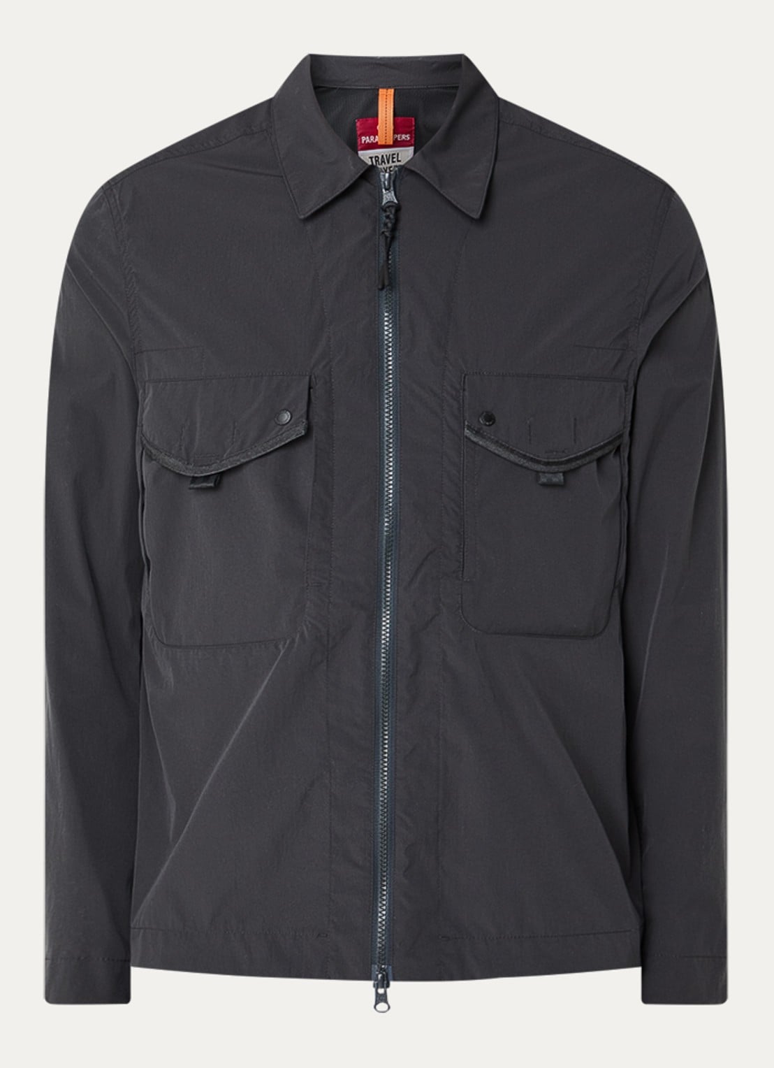 Parajumpers Elgin jack met klepzakken - voorkant antraciet
