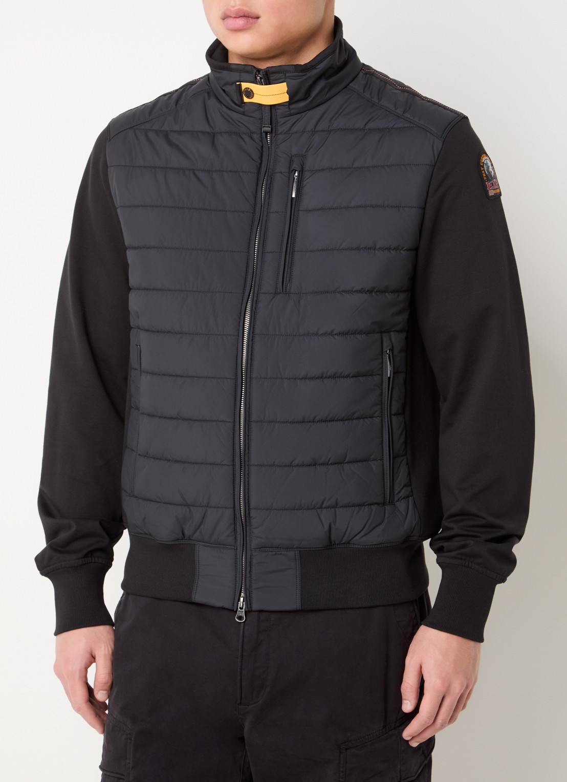 Parajumpers Elliot gewatteerd jack met donsvulling - detail 2 zwart