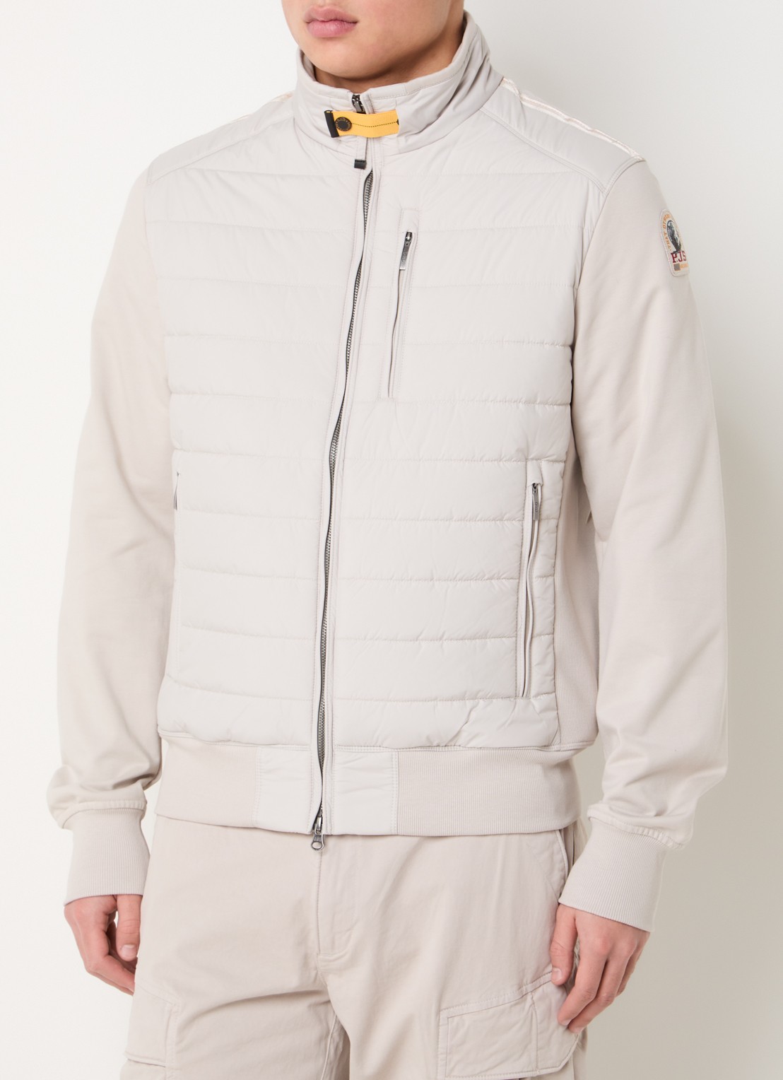 Parajumpers Elliot gewatteerd jack met donsvulling - detail beige