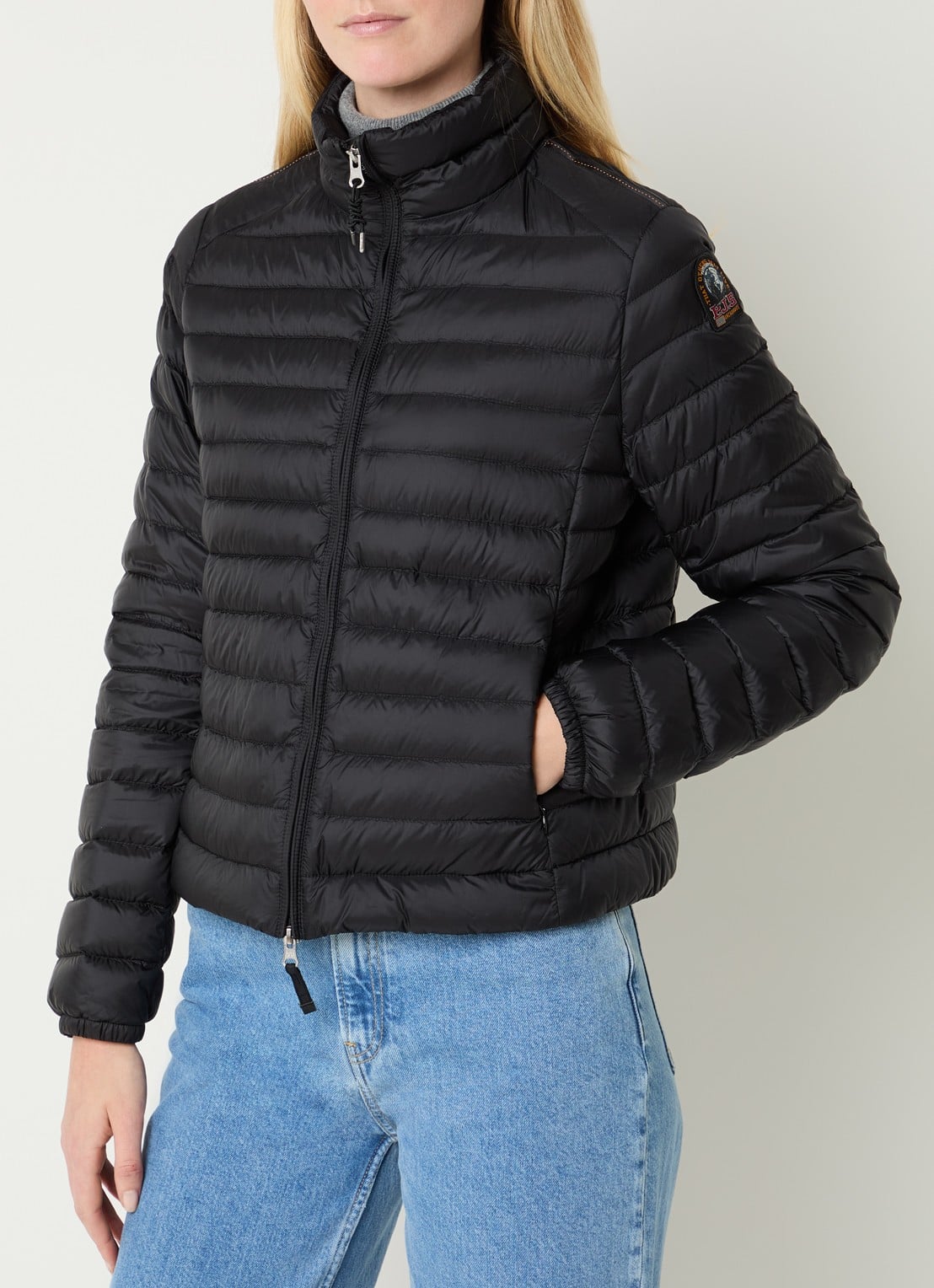 Parajumpers Emilia puffer jack met donsvulling - detail 4 zwart