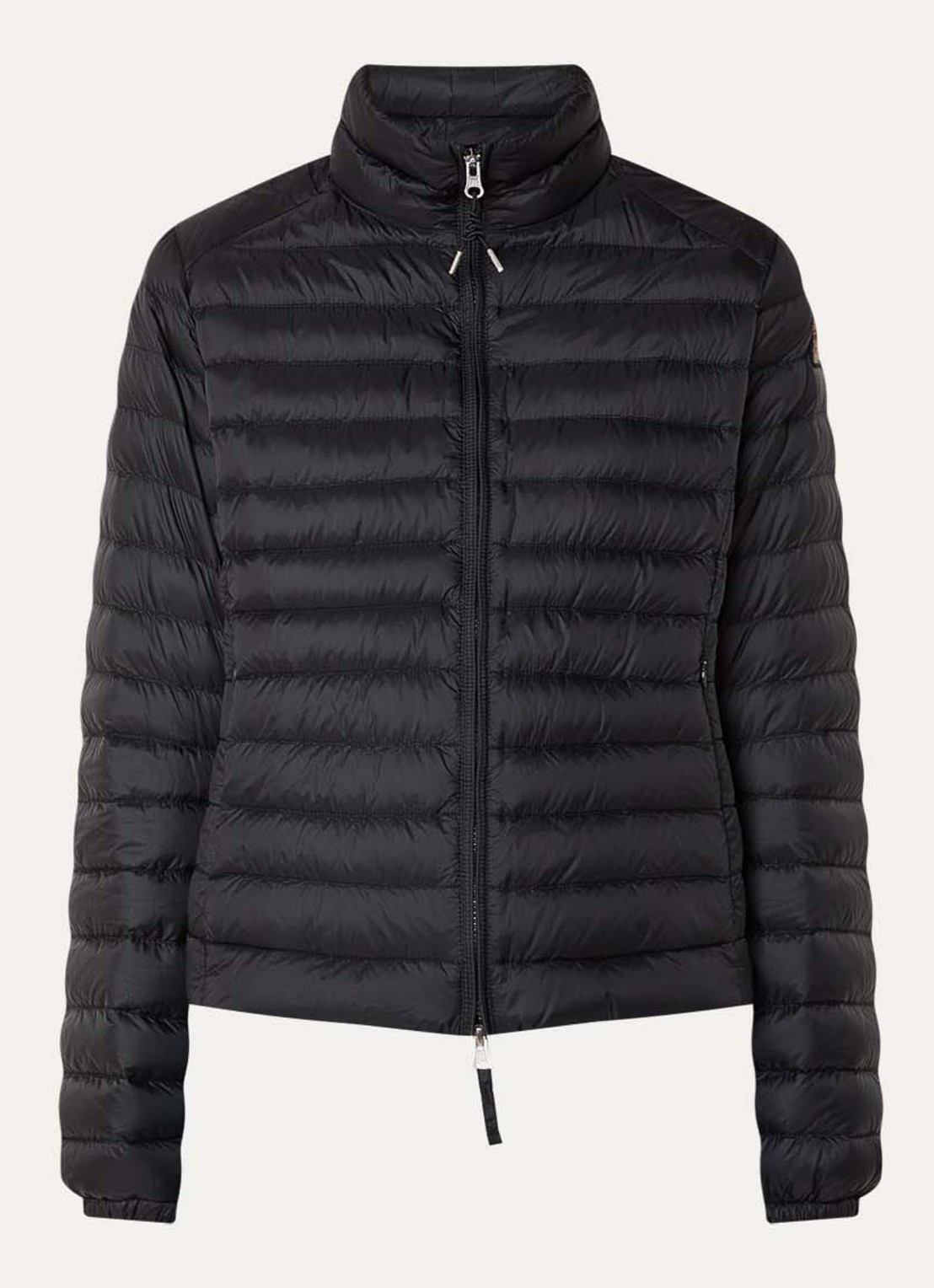 Parajumpers Emilia puffer jack met donsvulling - voorkant zwart