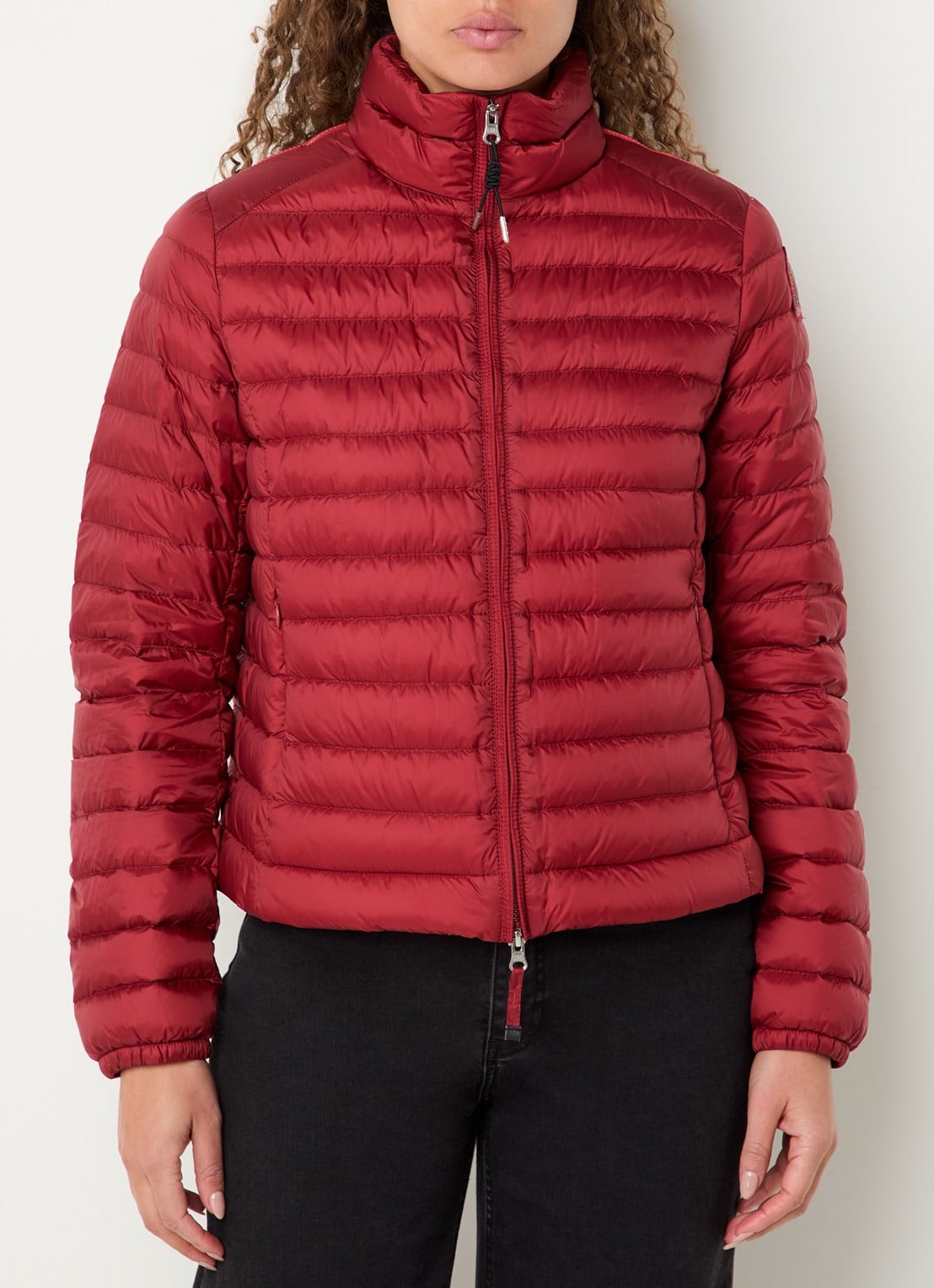 Parajumpers Emilia puffer jack met donsvulling - detail 4 bordeauxrood