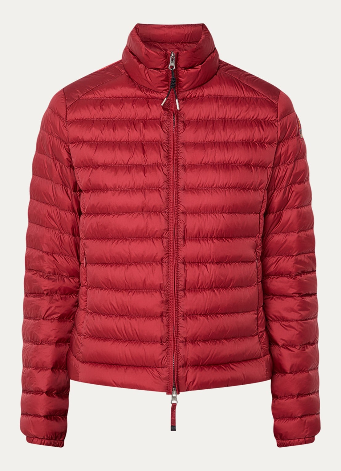 Parajumpers Emilia puffer jack met donsvulling - voorkant 2 bordeauxrood