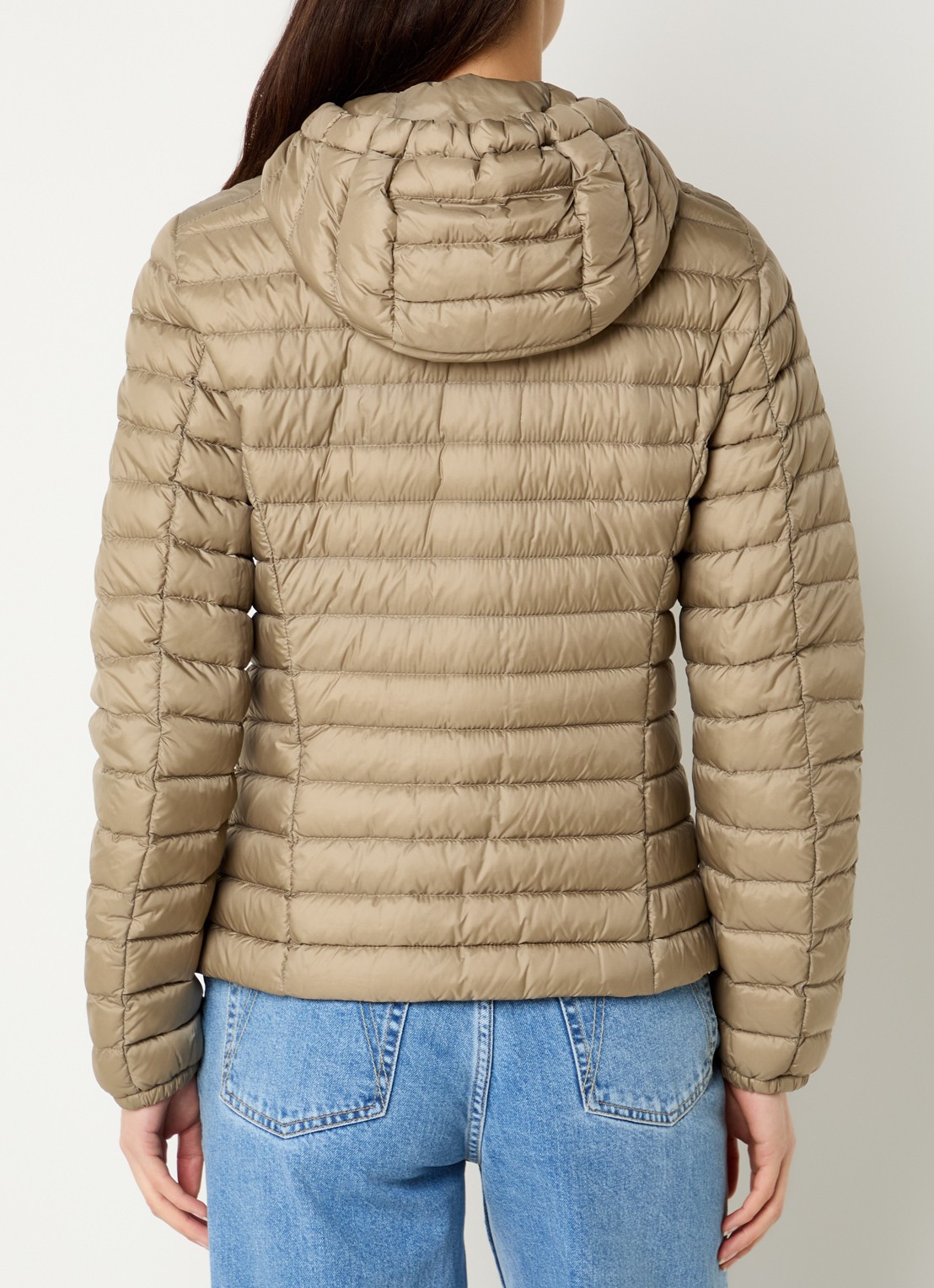 Parajumpers Genie puffer jack met donsvulling - achterkant mosgroen