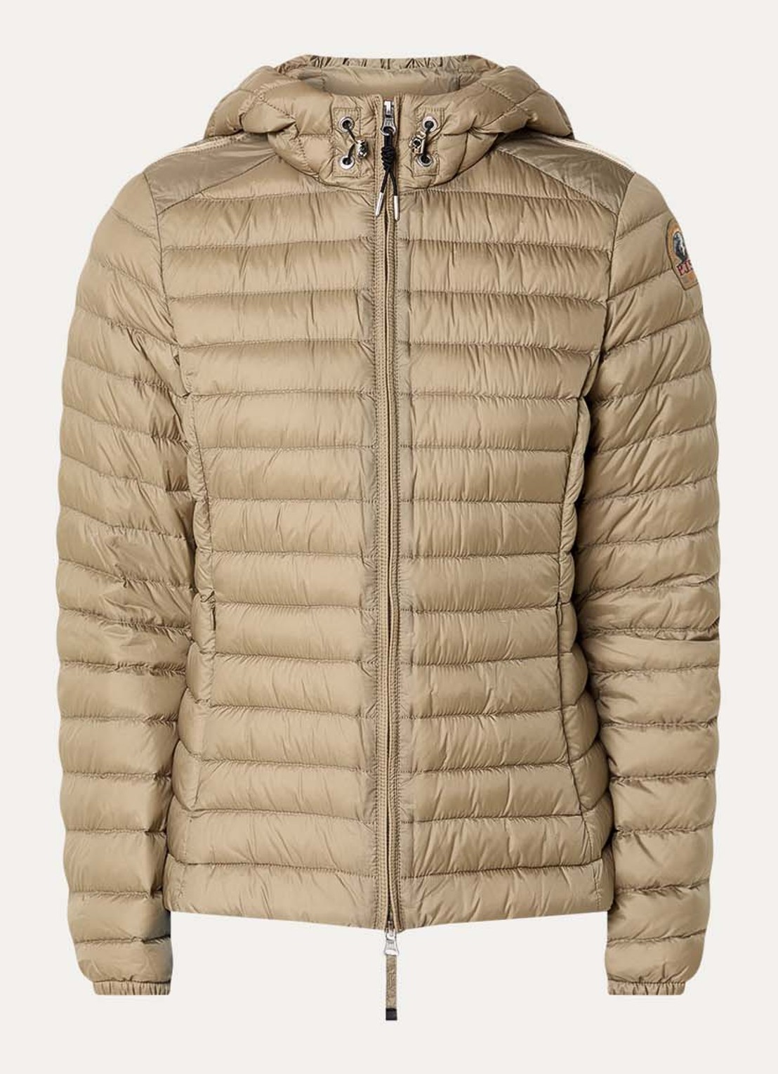 Parajumpers Genie puffer jack met donsvulling - voorkant 3 mosgroen