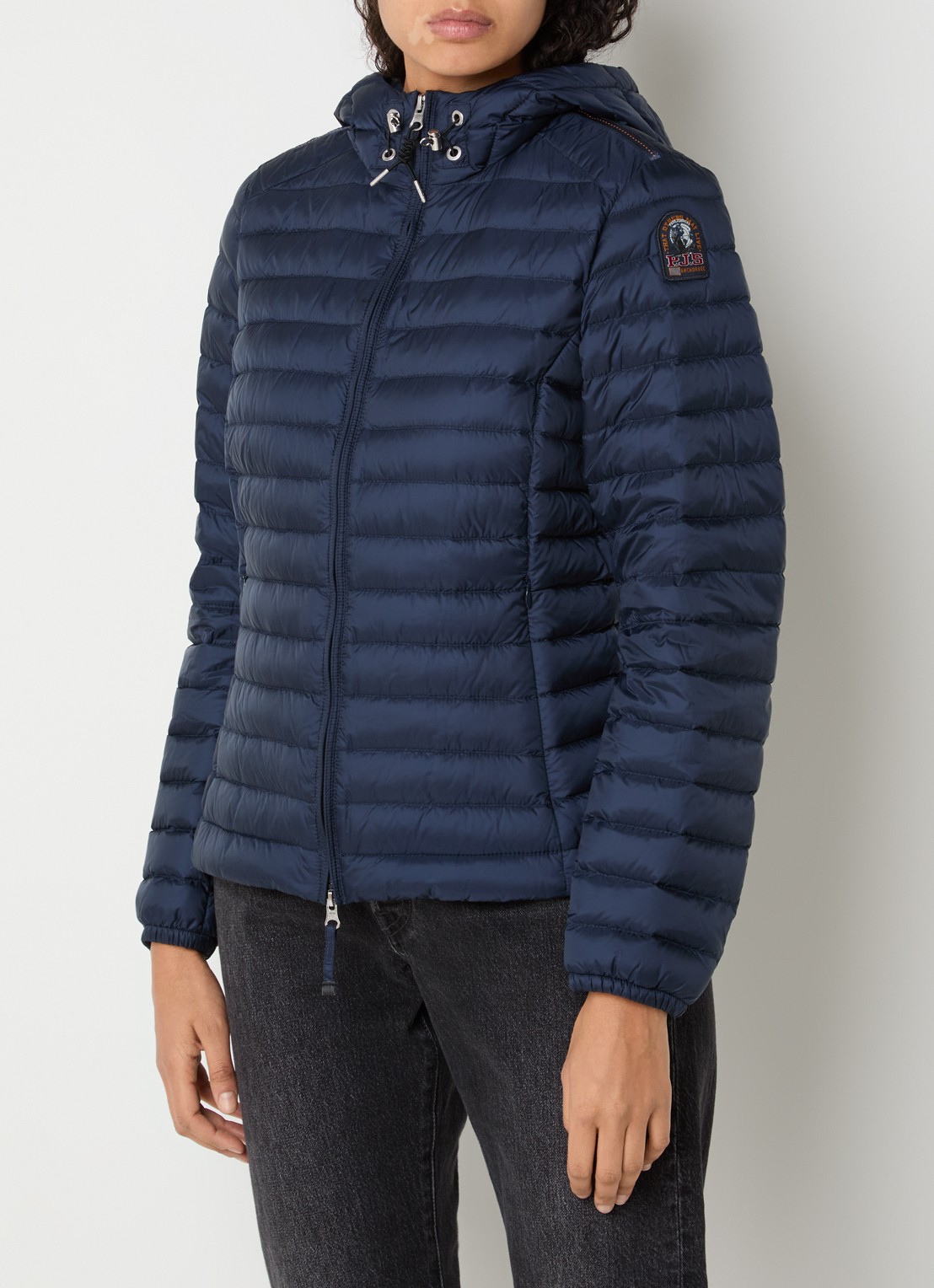 Parajumpers Genie puffer jack met donsvulling - detail 4 donkerblauw