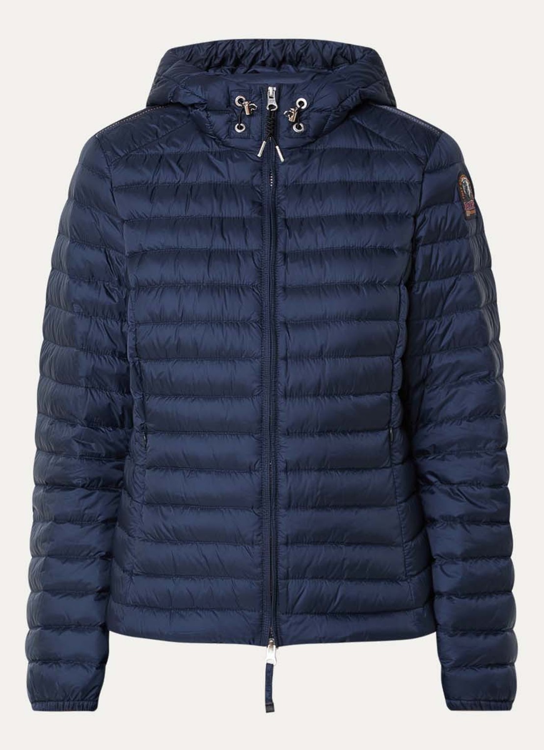 Parajumpers Genie puffer jack met donsvulling - voorkant donkerblauw