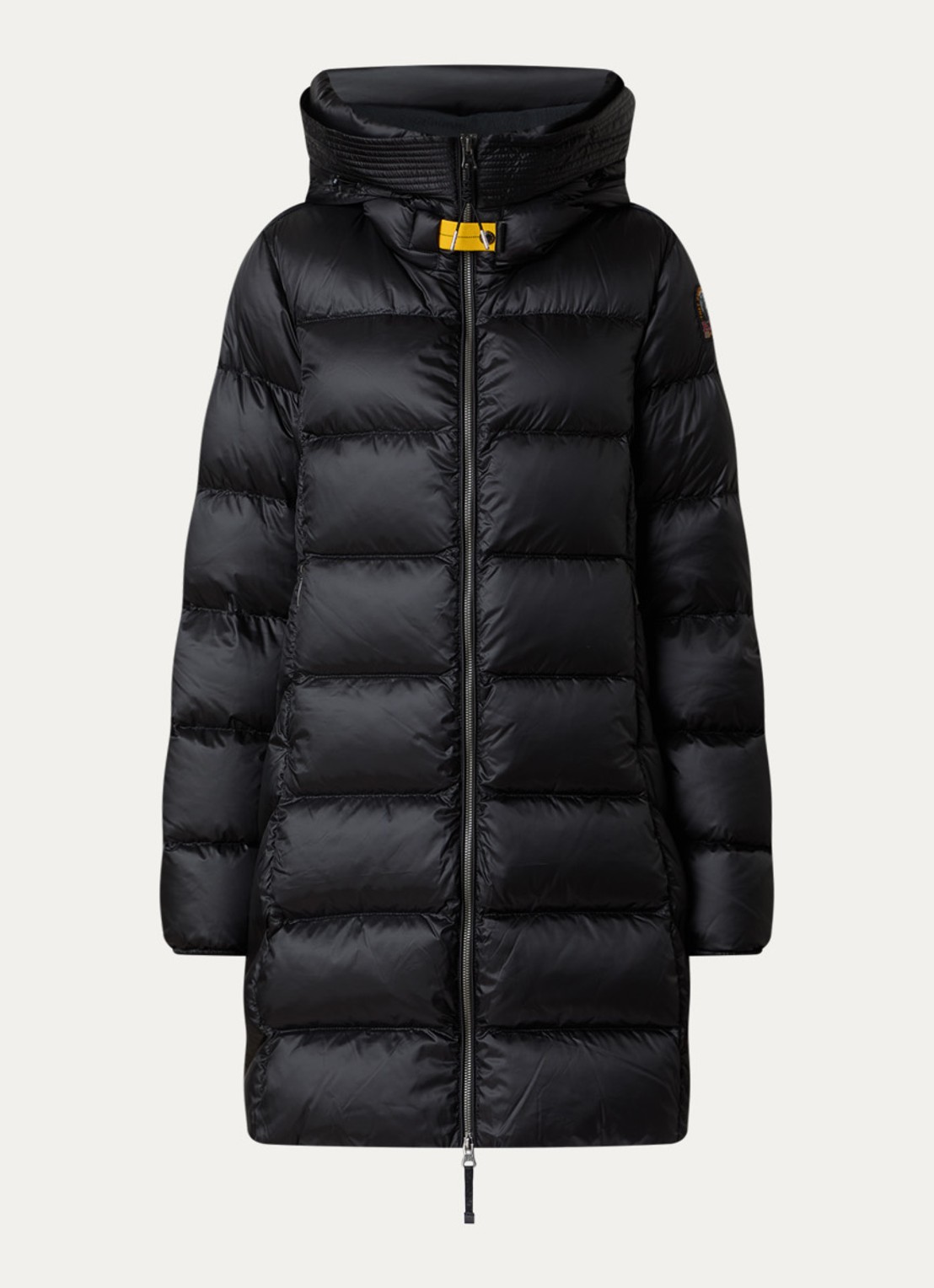 Parajumpers Gewatteerde puffer jas met donsvulling - voorkant 5 zwart