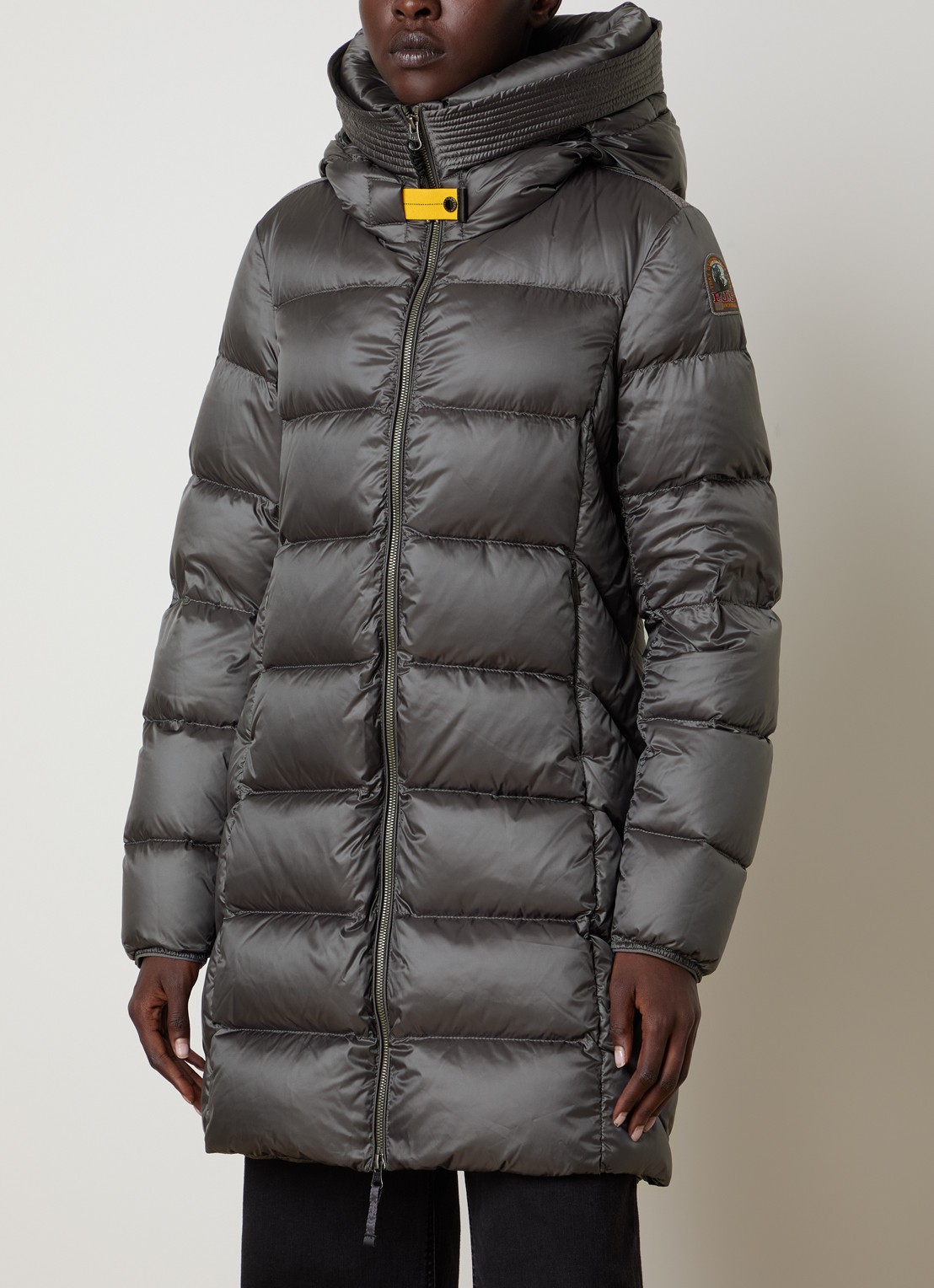 Parajumpers Gewatteerde puffer jas met donsvulling - detail 3 grijs