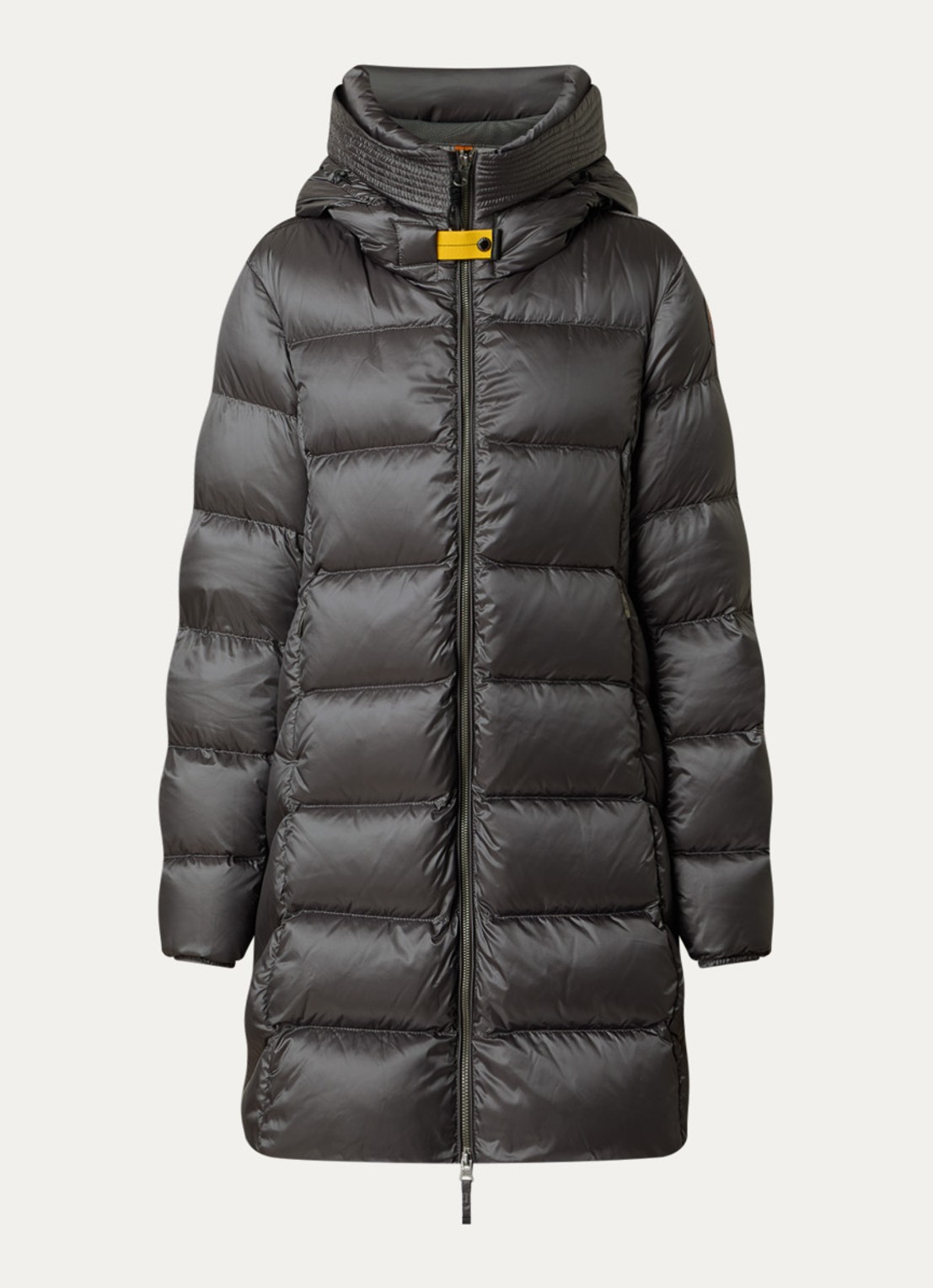 Parajumpers Gewatteerde puffer jas met donsvulling - voorkant grijs