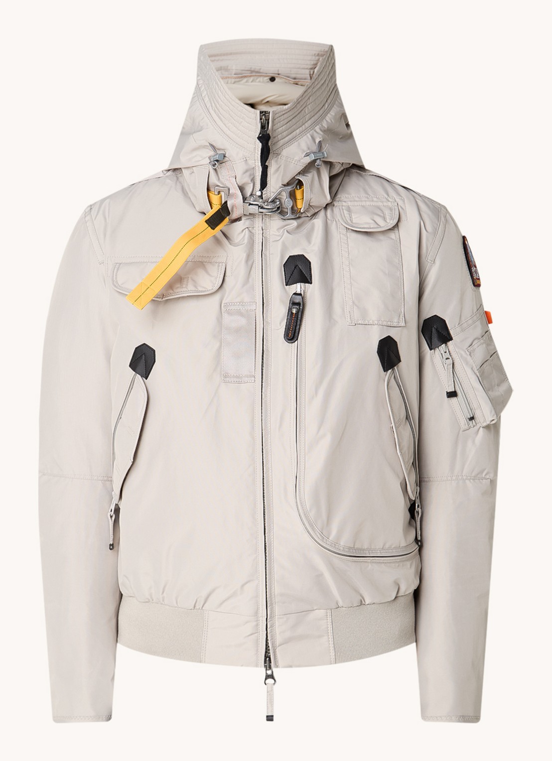 Parajumpers Gobi bomberjack met donsvulling en uitneembare voering - voorkant 3 beige