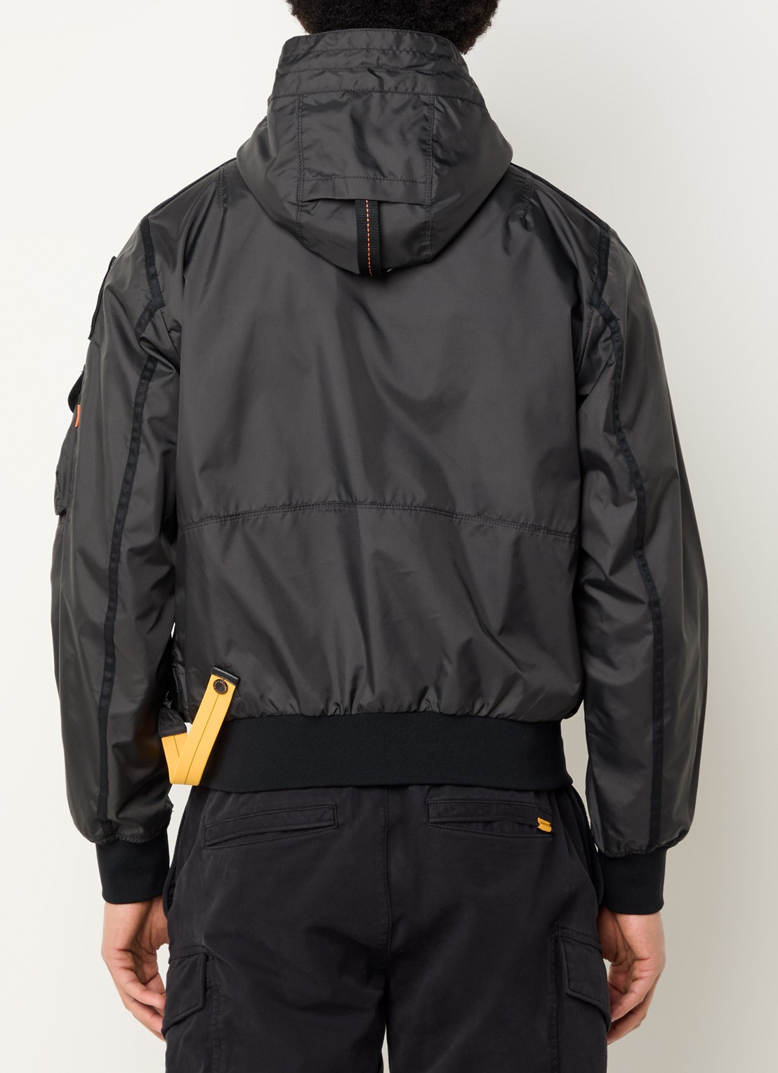 Parajumpers Gobi gewatteerd jack met donsvulling en capuchon - achterkant 2 beige