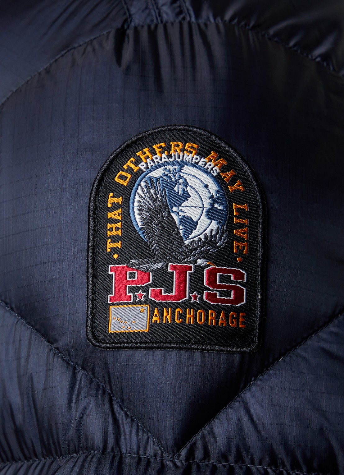 Parajumpers Golburn pufferjack met donsvulling en steekzakken - detail 3 donkerblauw