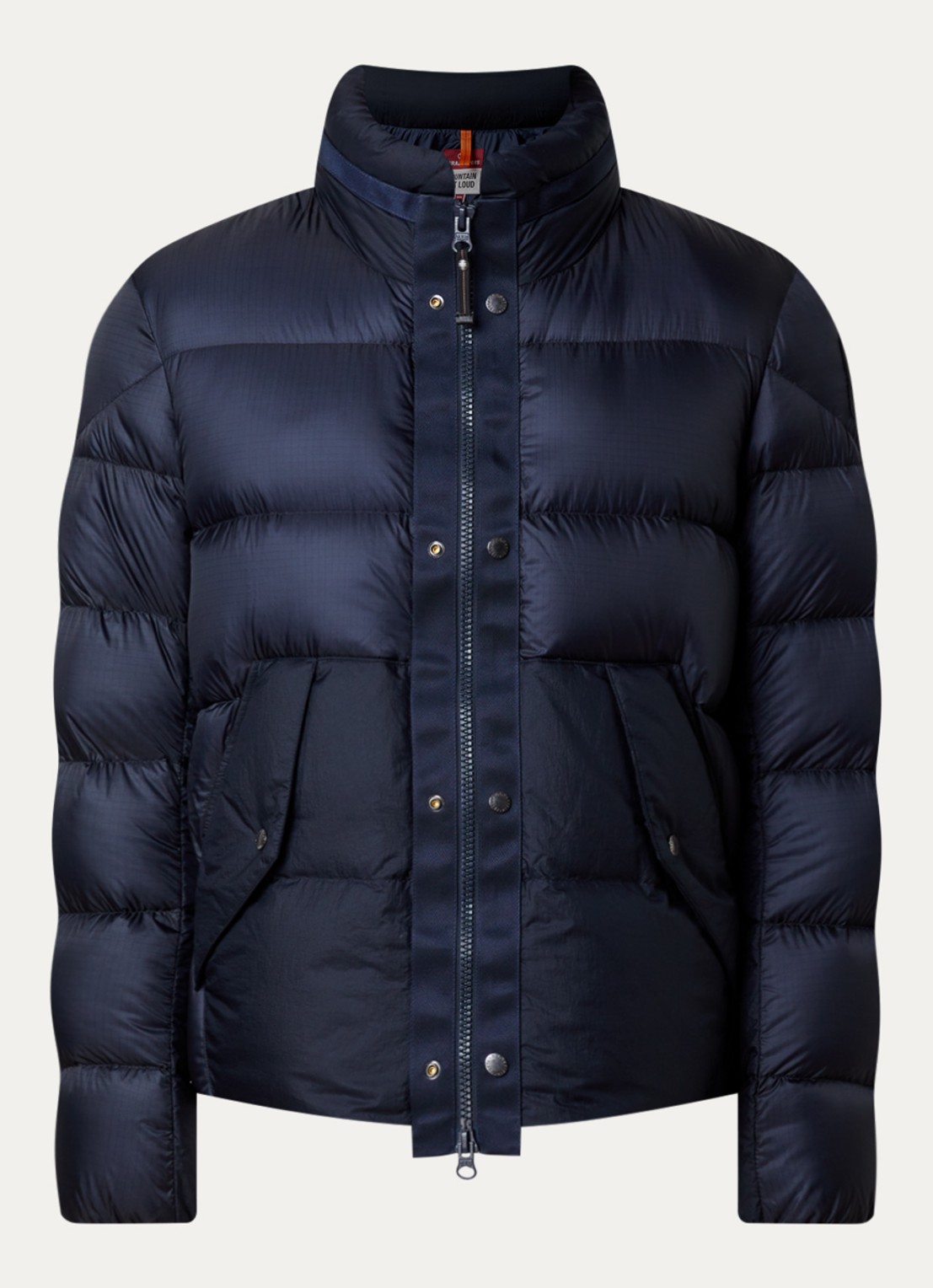 Parajumpers Golburn pufferjack met donsvulling en steekzakken - voorkant 4 donkerblauw