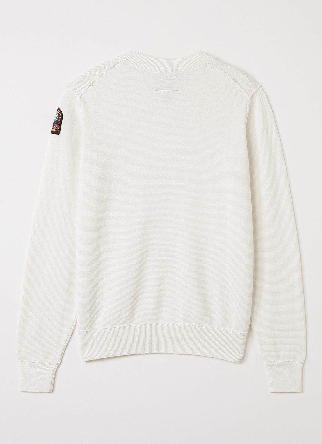 Parajumpers Grofgebreide pullover met ronde hals - voorkant 2 ivoor