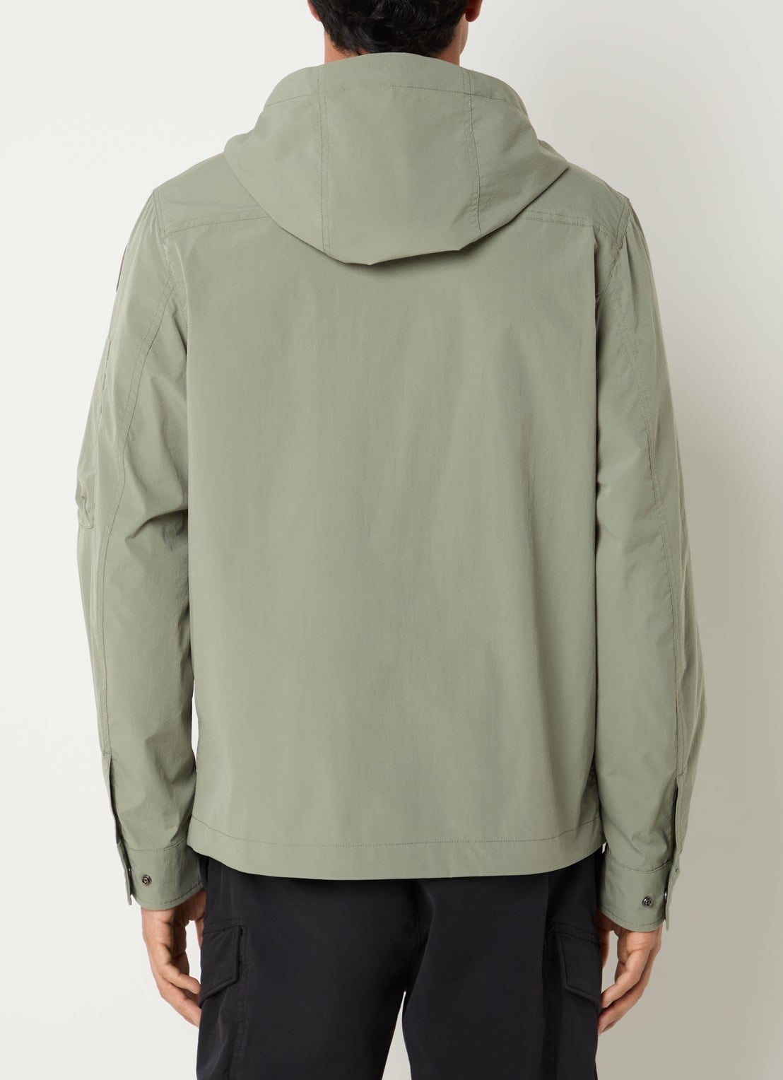 Parajumpers Inverness jack met capuchon en steekzakken - achterkant 4 groen