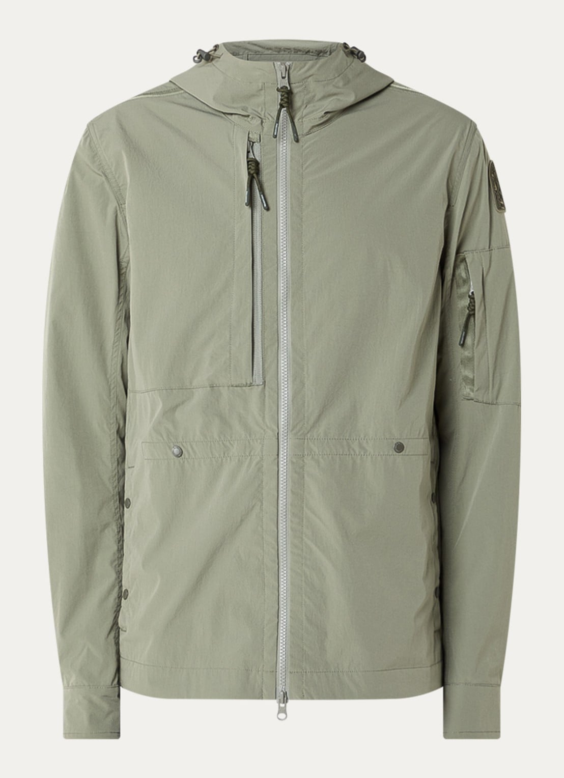 Parajumpers Inverness jack met capuchon en steekzakken - voorkant 2 groen