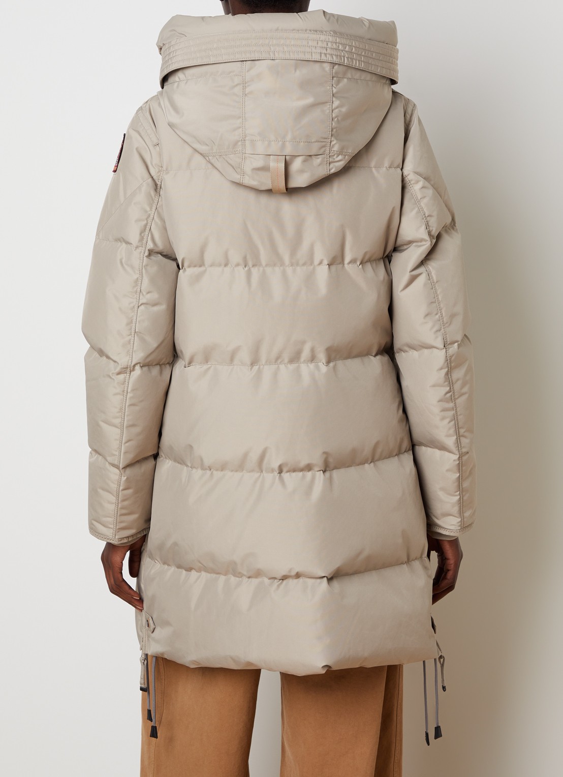 Parajumpers Jas met donsvulling en opgestikte zakken - achterkant 6 lichtgrijs