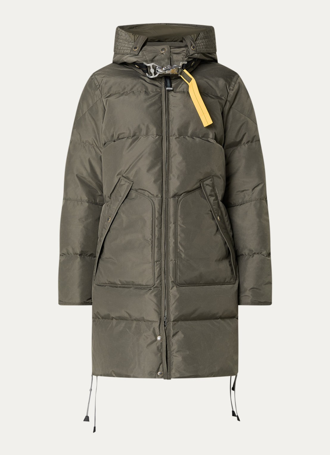 Parajumpers Jas met donsvulling en opgestikte zakken - voorkant olijfgroen