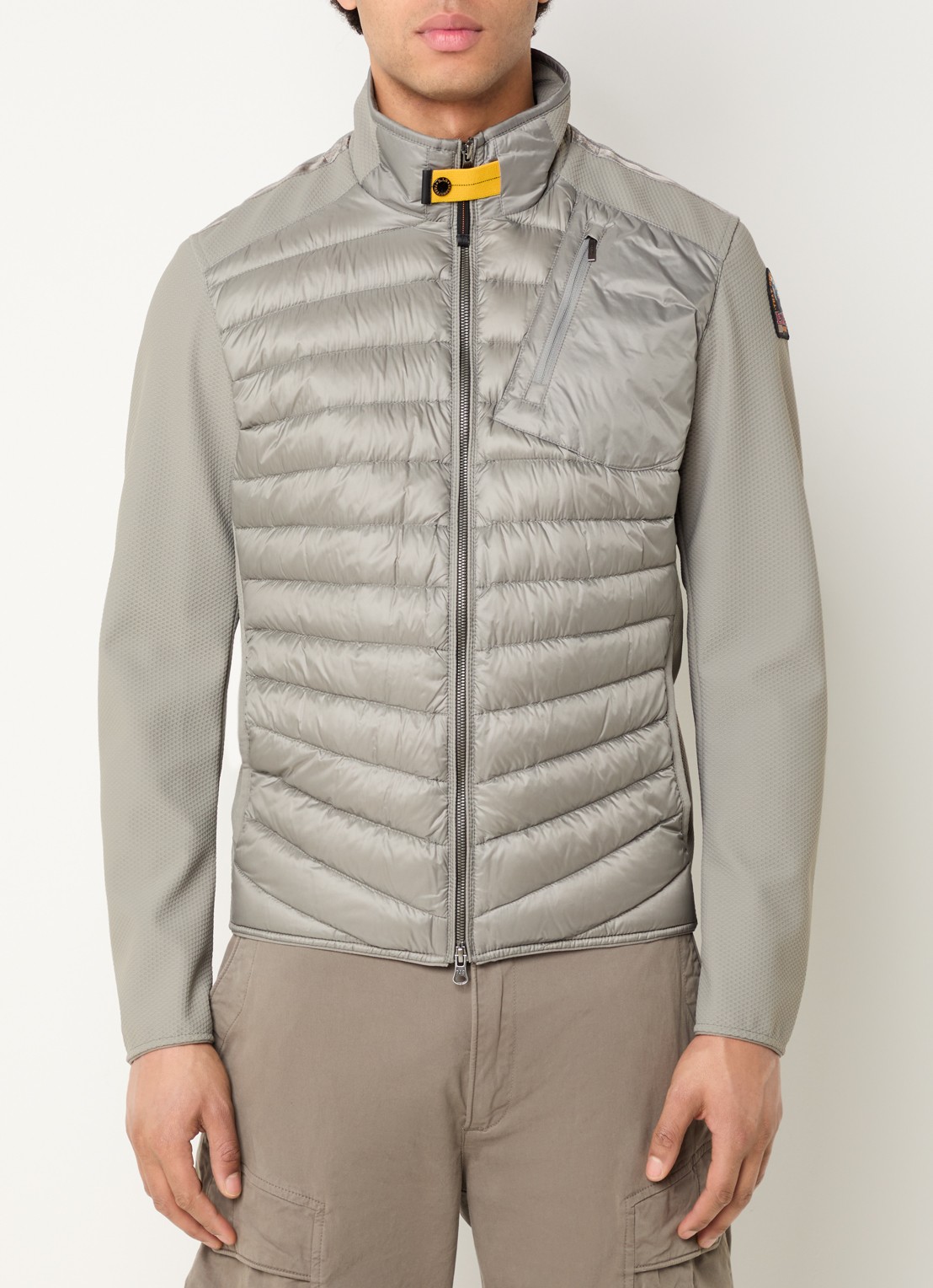 Parajumpers Jayden gewatteerd jack met donsvulling en steekzakken - detail beige
