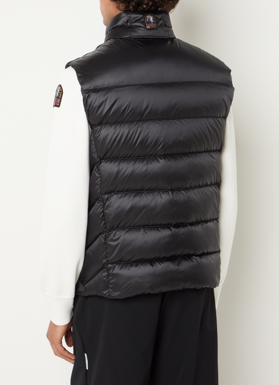 Parajumpers Jeordie bodywarmer met donsvulling - achterkant zwart
