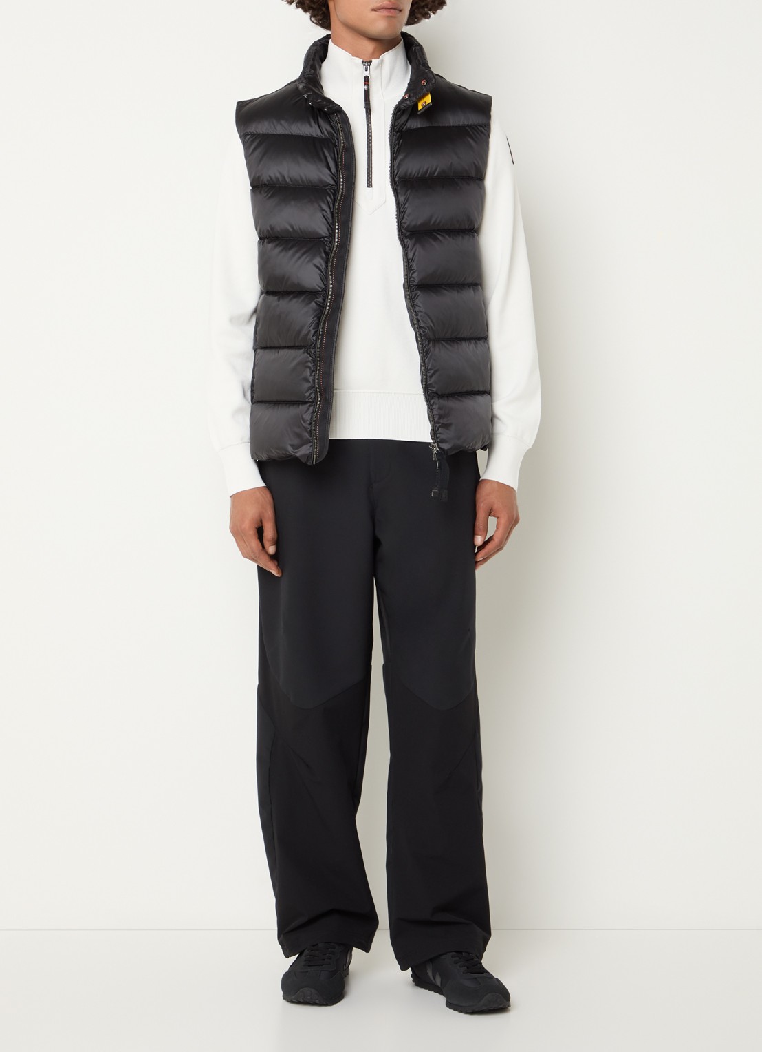 Parajumpers Jeordie bodywarmer met donsvulling - voorkant 4 zwart