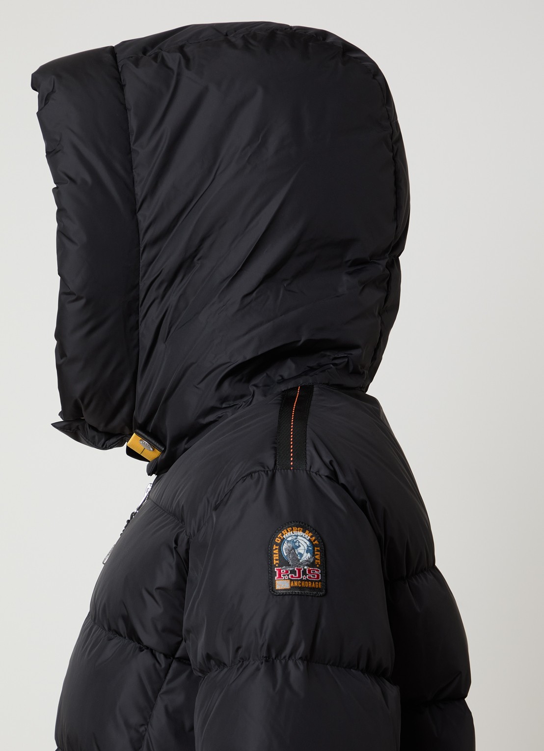 Parajumpers Jinny jas met donsvulling en steekzakken - detail 4 zwart