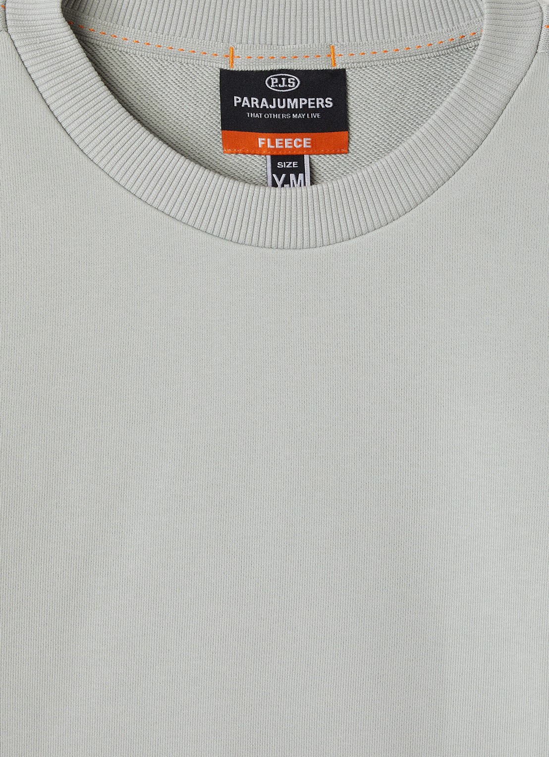 Parajumpers K2 sweater met logo - detail grijs