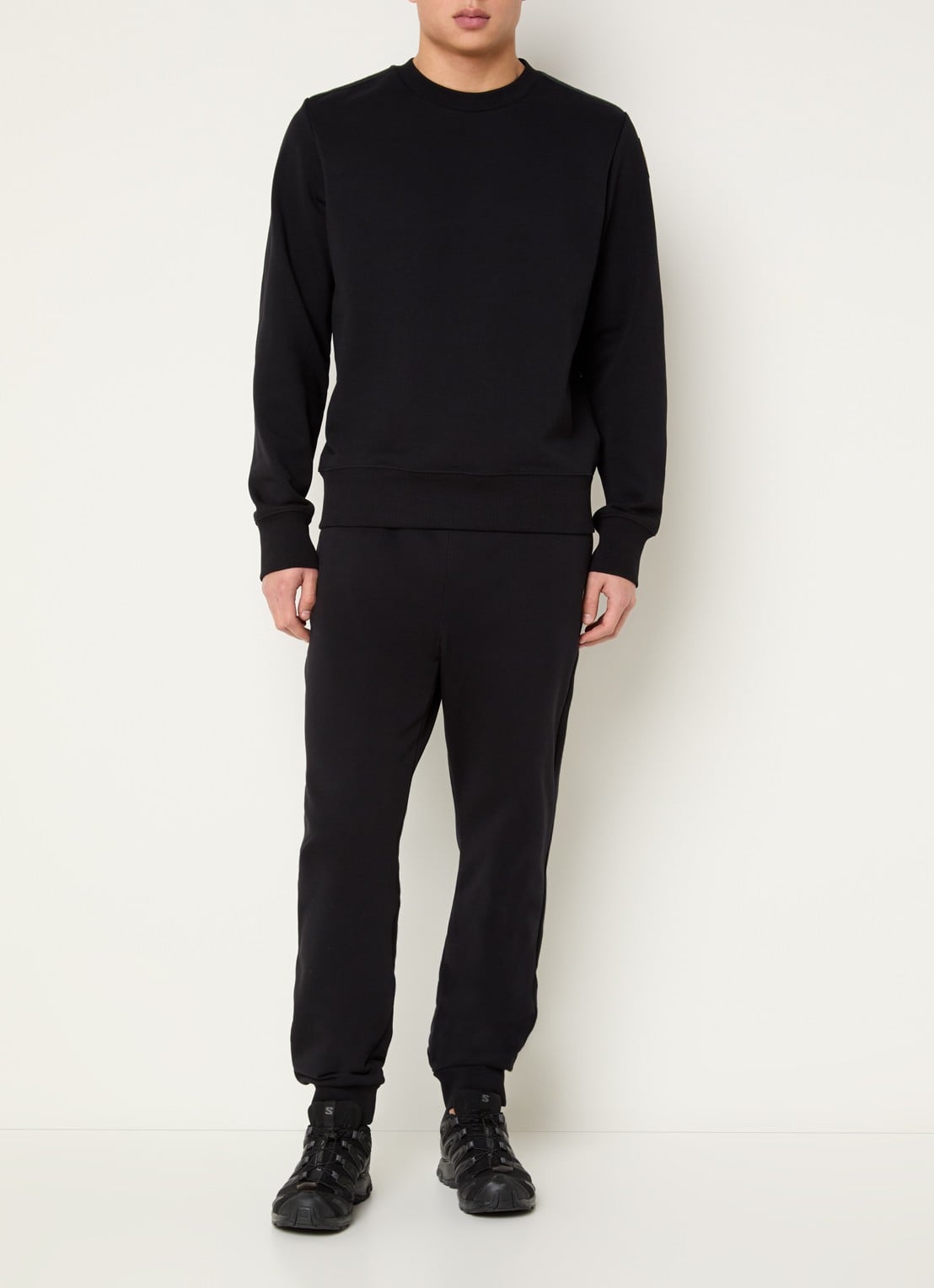 Parajumpers K2 sweater met logo - voorkant 2 zwart