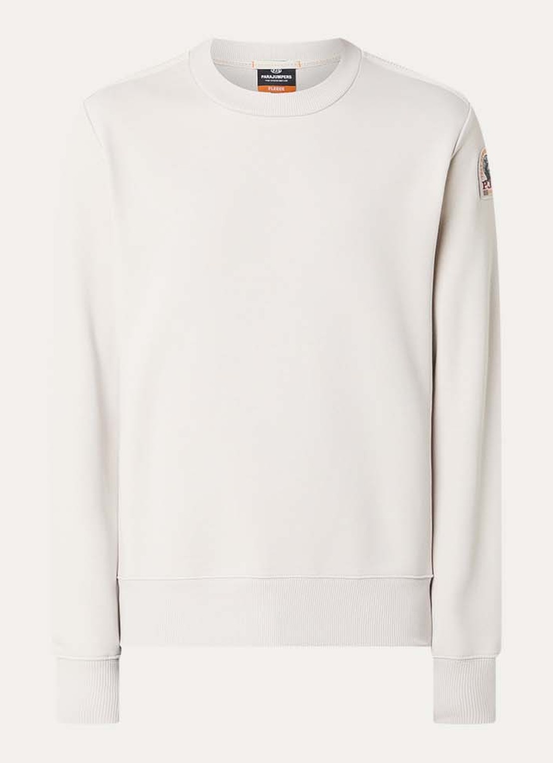 Parajumpers K2 sweater met logo - voorkant beige