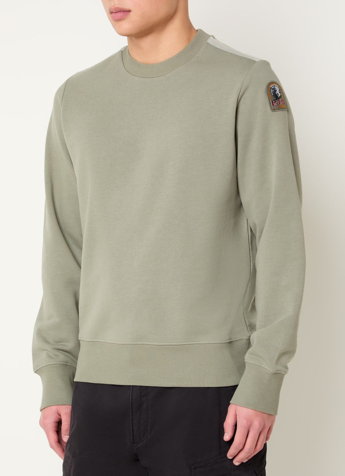Parajumpers K2 sweater met logo - detail 3 lichtgroen