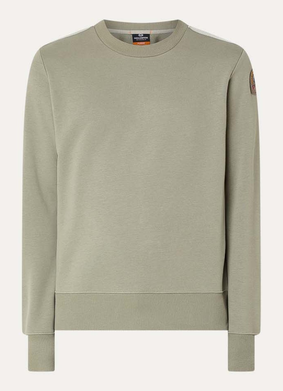 Parajumpers K2 sweater met logo - voorkant lichtgroen