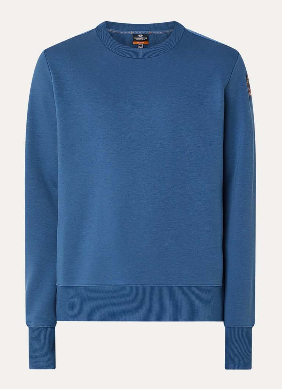 Parajumpers K2 sweater met logo - voorkant blauw