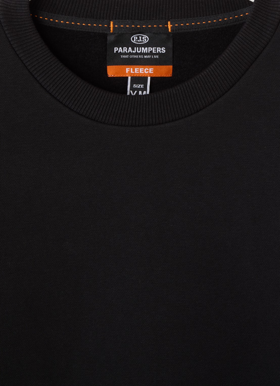 Parajumpers K2 sweater met ronde hals - detail 3 zwart