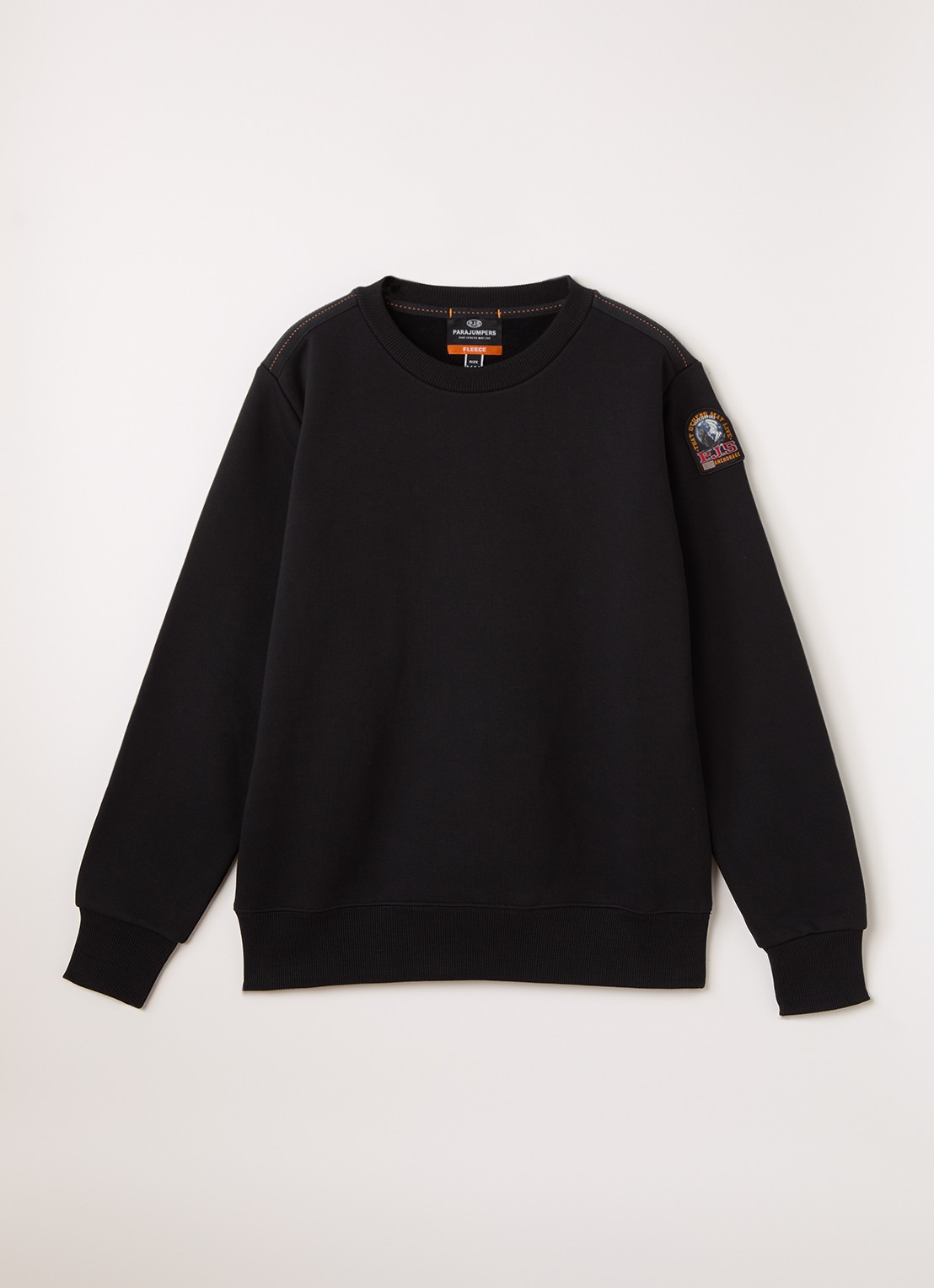 Parajumpers K2 sweater met ronde hals - voorkant zwart