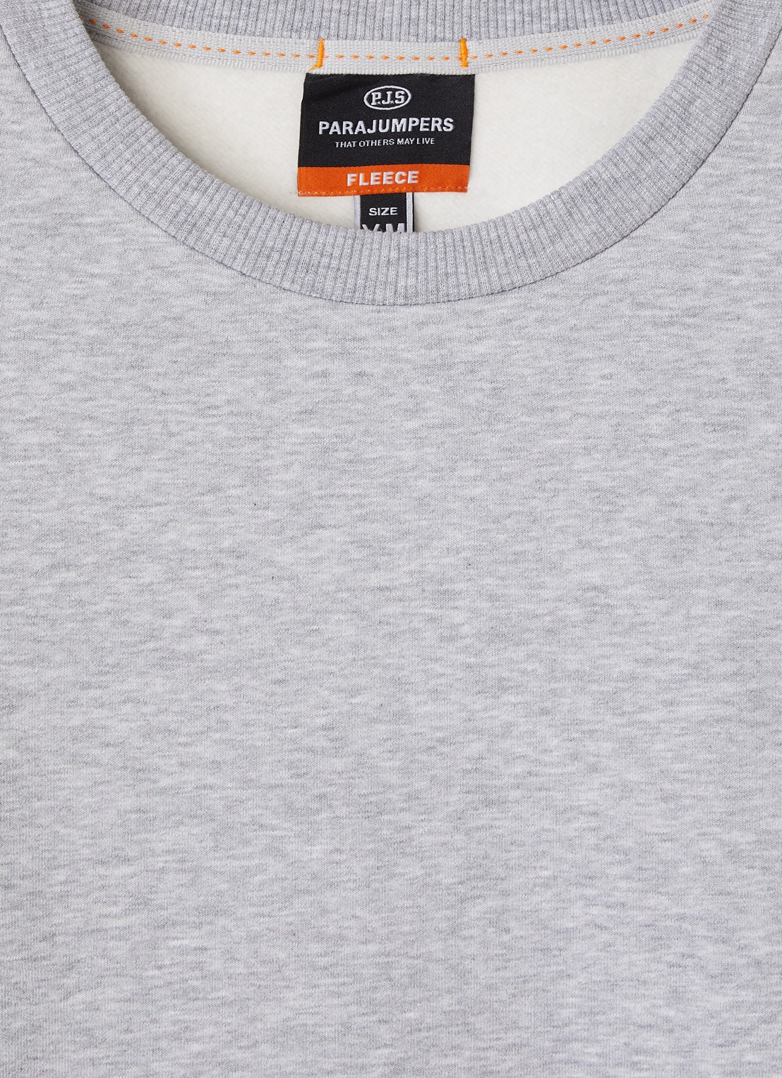 Parajumpers K2 sweater met ronde hals - detail 3 grijsmele