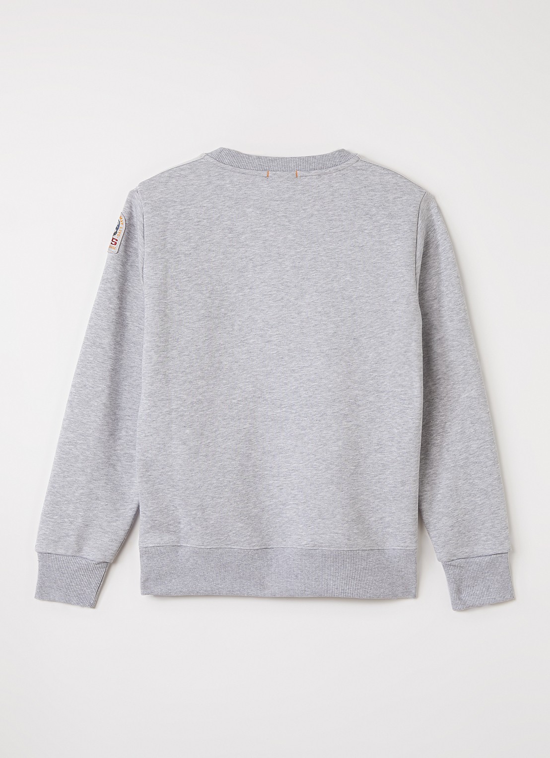 Parajumpers K2 sweater met ronde hals - voorkant 2 grijsmele