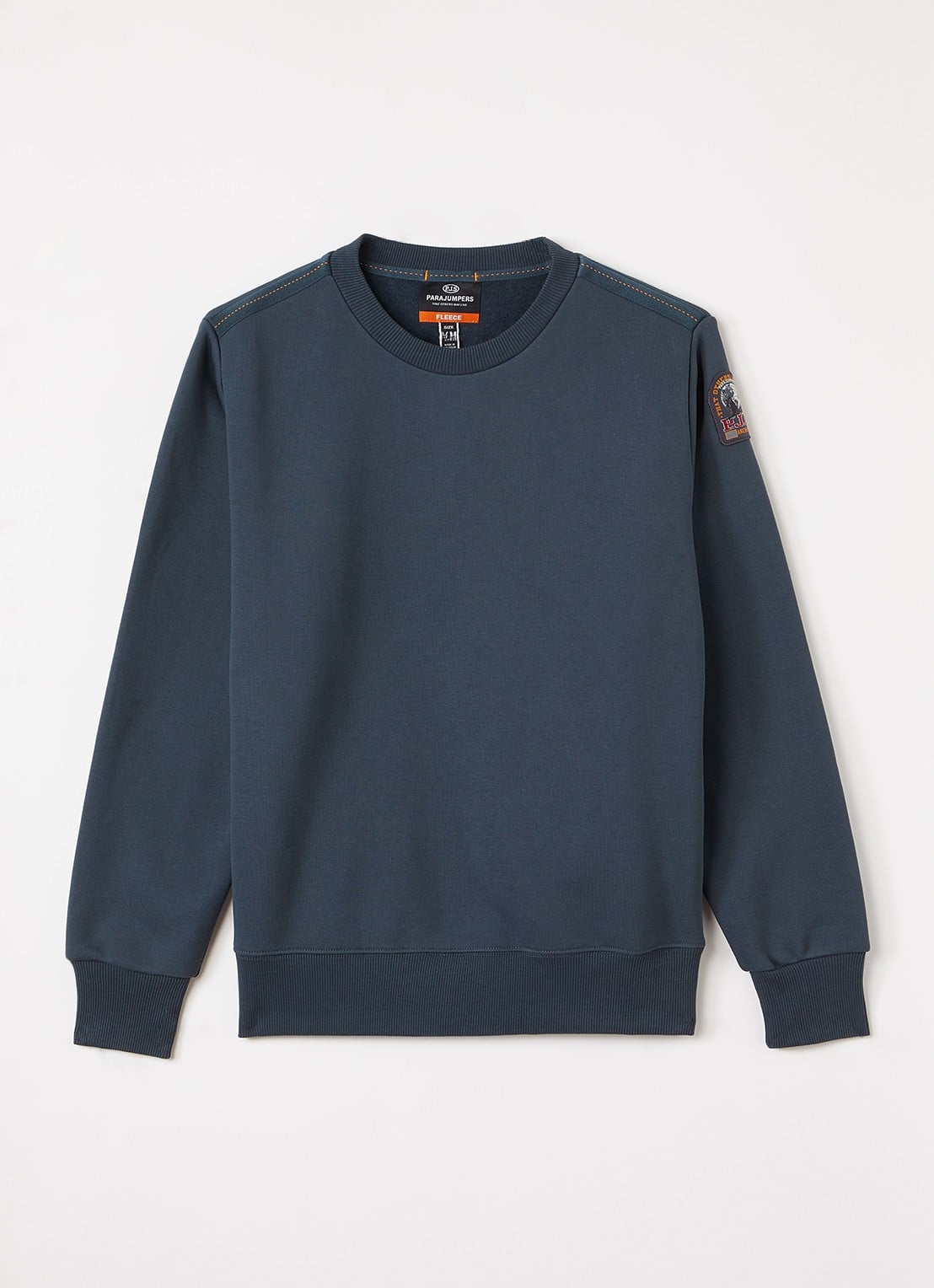 Parajumpers K2 sweater met ronde hals - voorkant 2 petrol