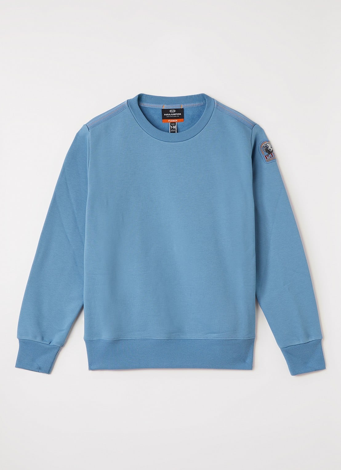 Parajumpers K2 sweater met ronde hals - voorkant 2 staalblauw