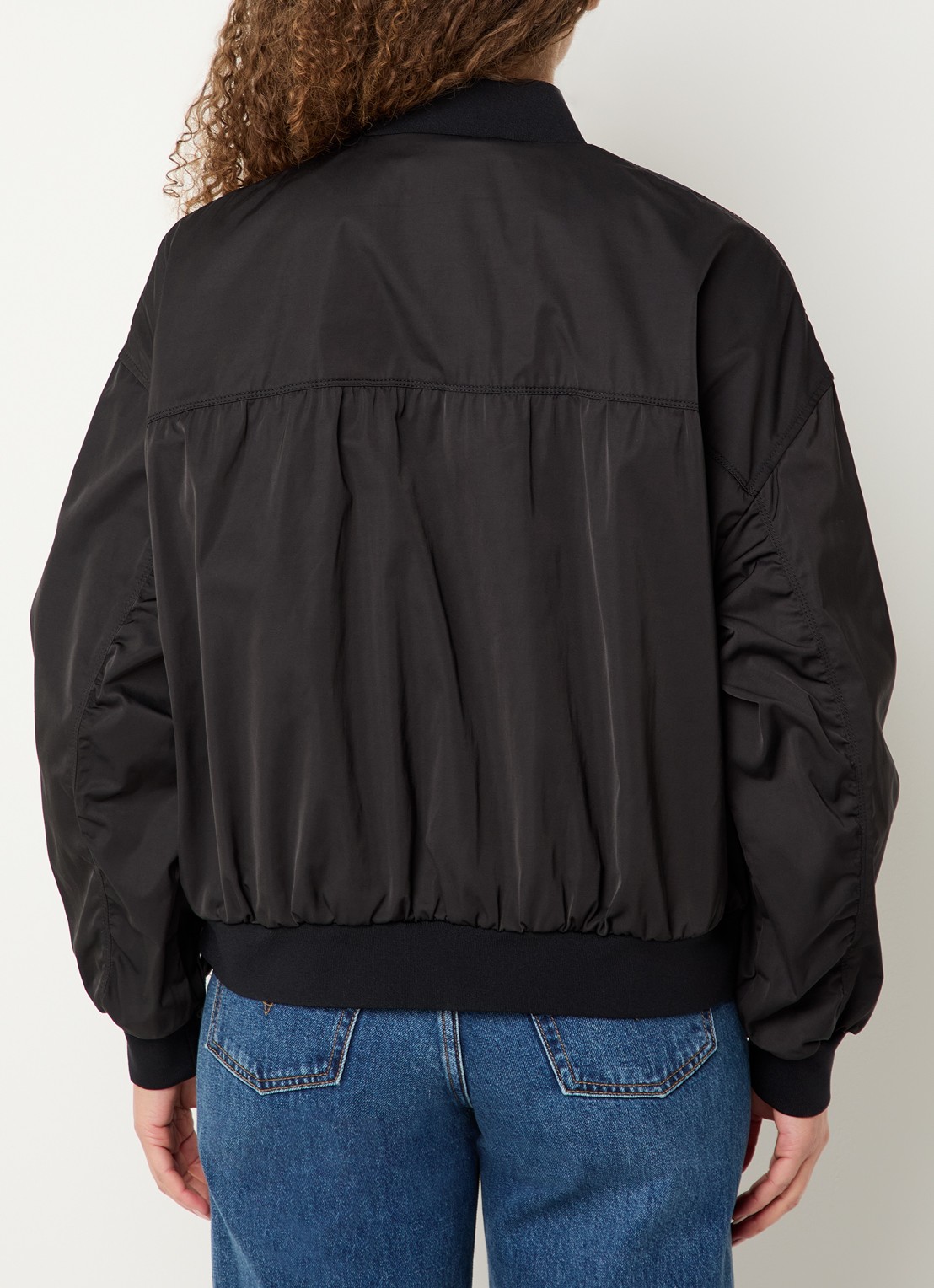 Parajumpers Kathryn bomberjack met steekzakken - achterkant zwart