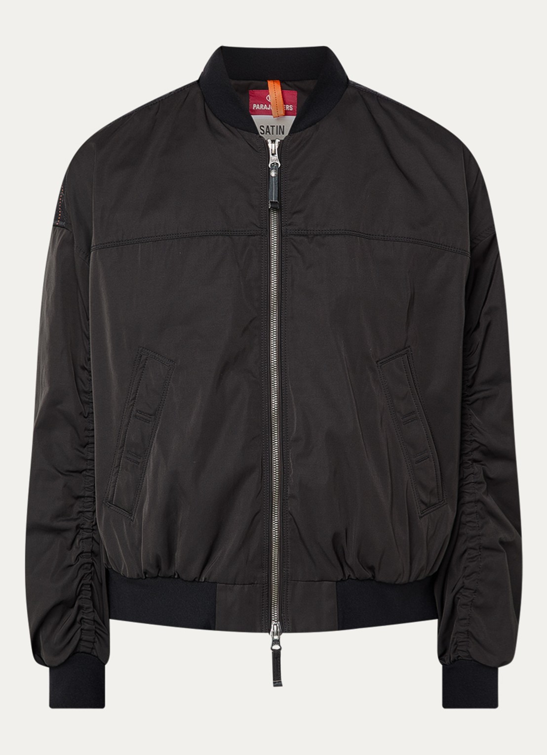 Parajumpers Kathryn bomberjack met steekzakken - voorkant 2 zwart