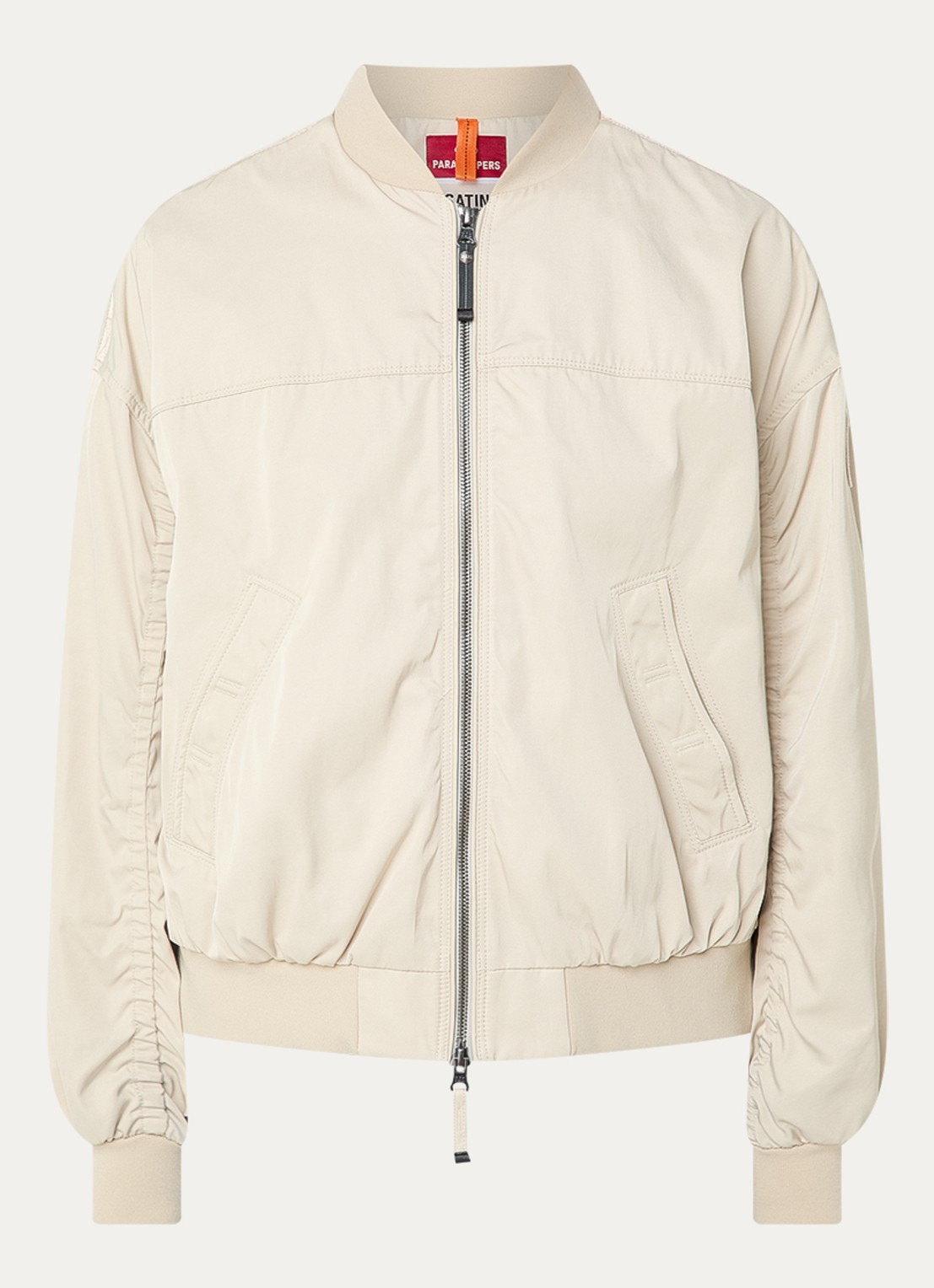 Parajumpers Kathryn bomberjack met steekzakken - voorkant beige