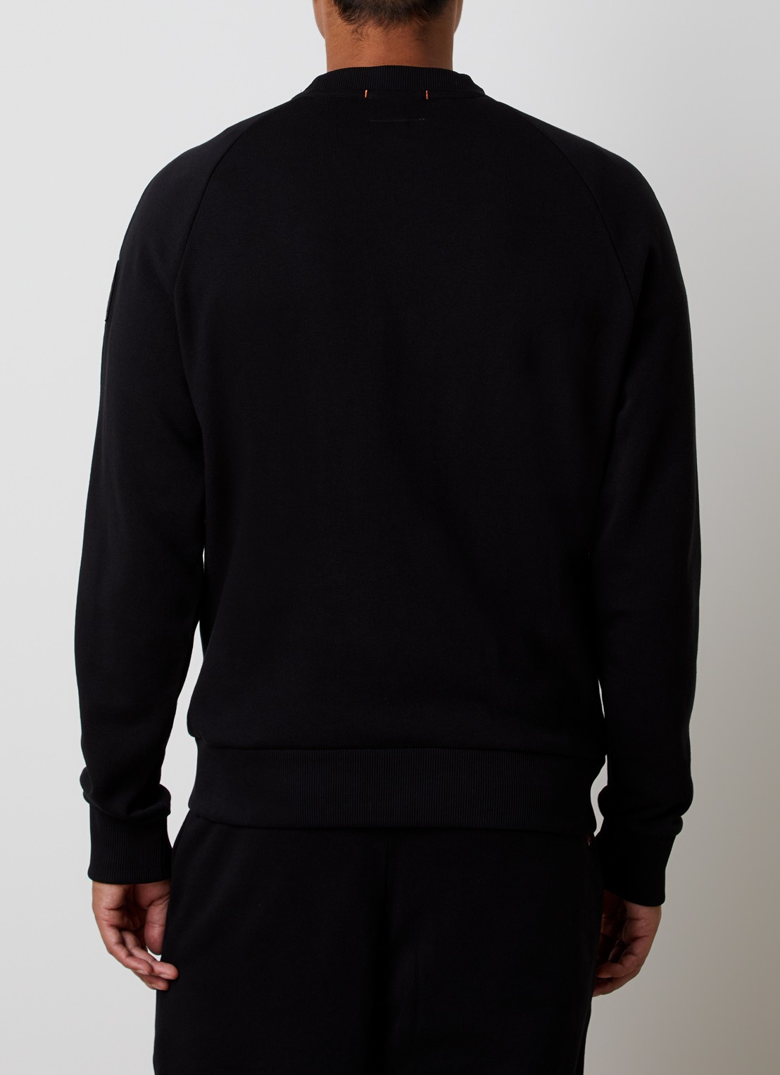 Parajumpers Keota sweater met ritszak en logo - achterkant 3 zwart