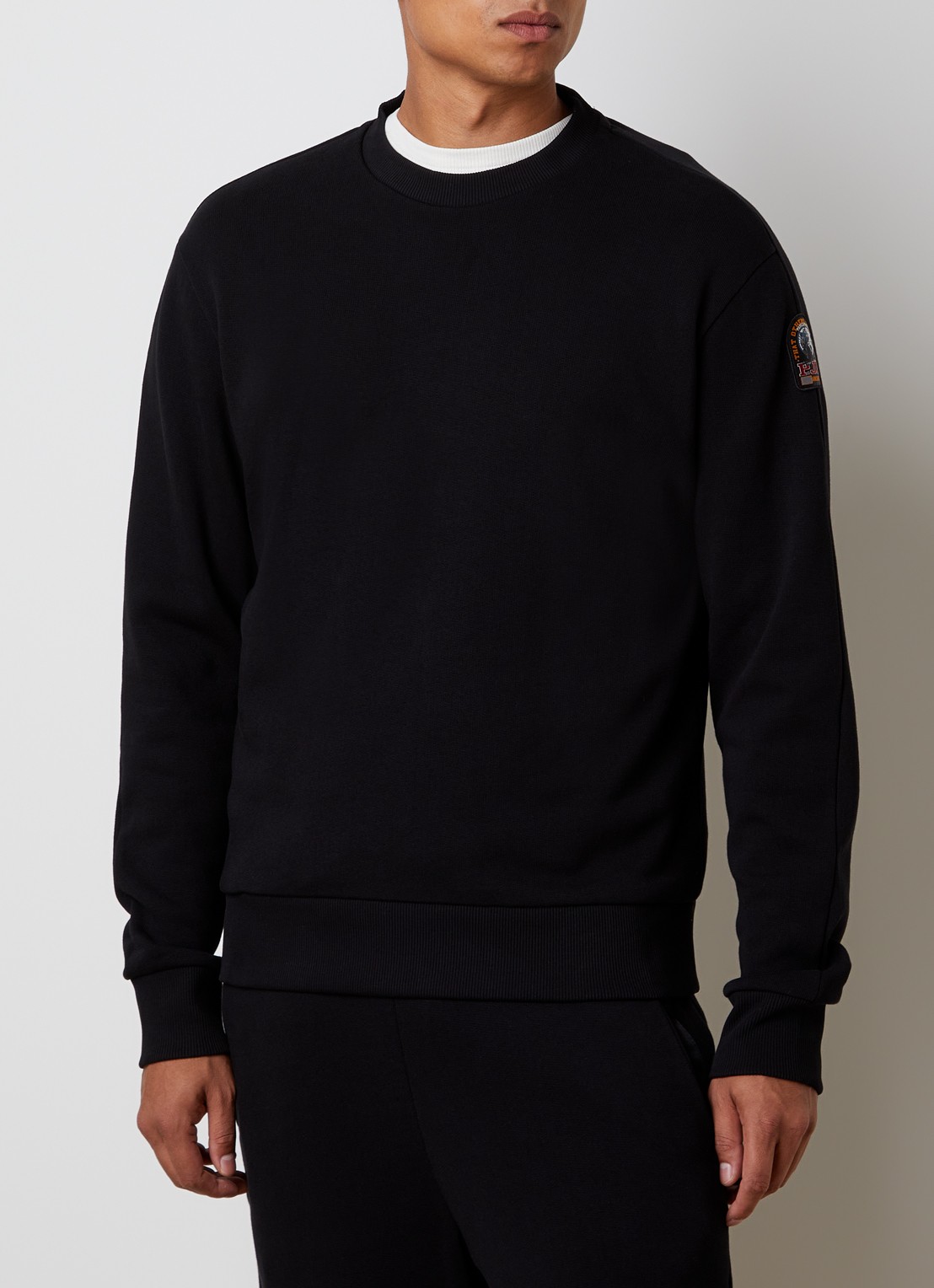 Parajumpers Keota sweater met ritszak en logo - detail 4 zwart
