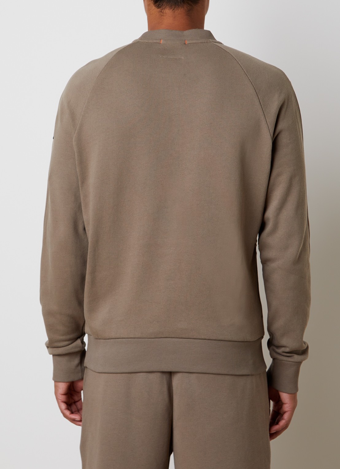 Parajumpers Keota sweater met ritszak en logo - achterkant 3 zand