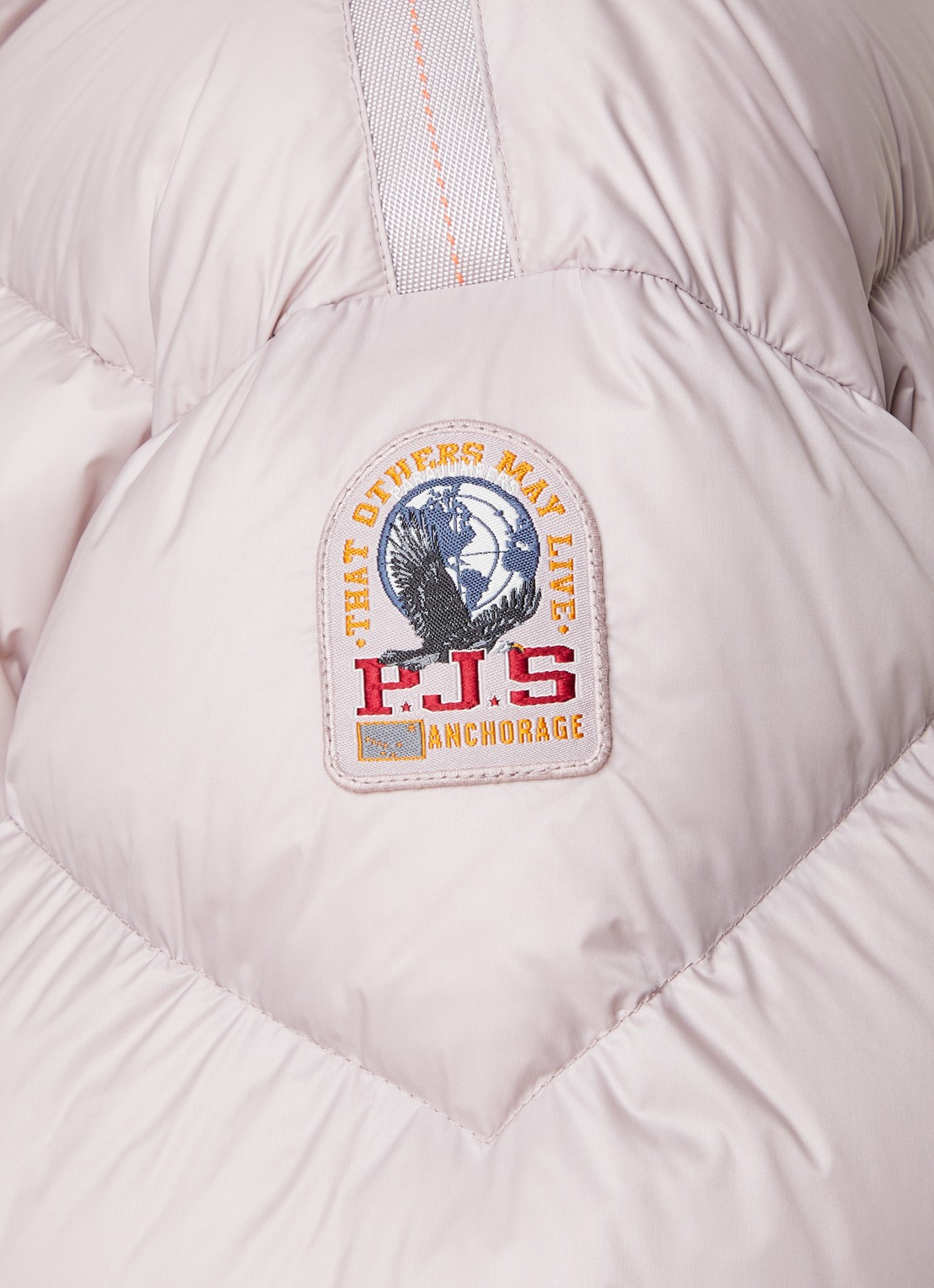 Parajumpers Killin pufferjack met donsvulling en logo - detail 4 oudroze