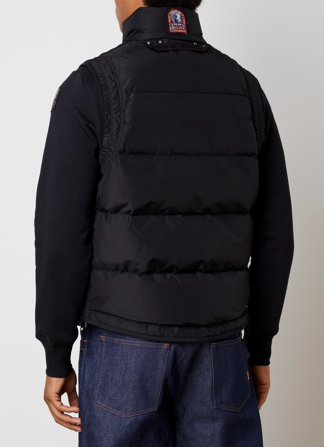 Parajumpers Kobuk bodywarmer met donsvulling - achterkant 6 zwart