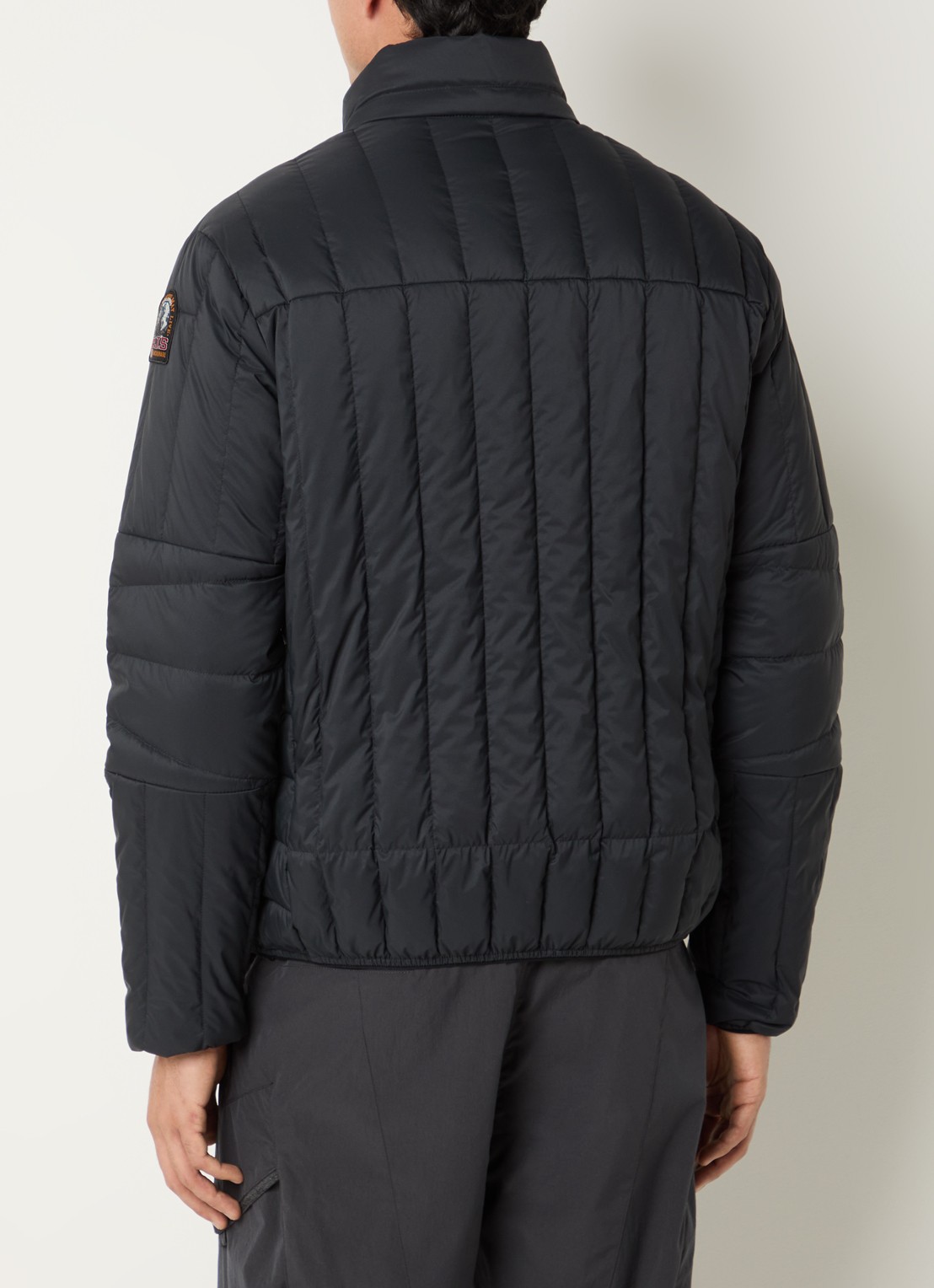 Parajumpers Kuon gewatteerd jack met donsvulling en ritszakken - achterkant 3 zwart